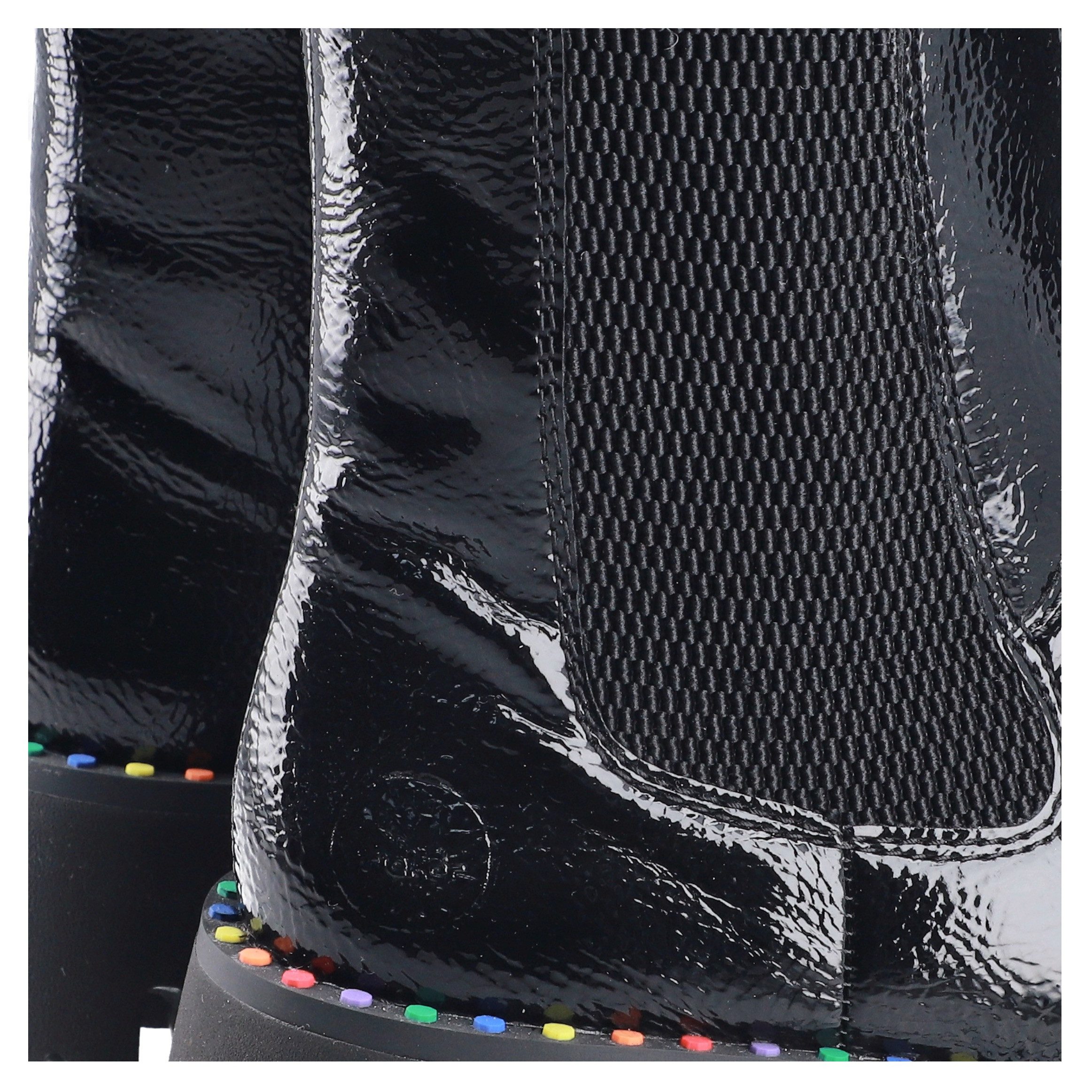 Rieker Winterstiefelette Plateauboots, Winterboots, Lack-Stiefelette mit bu günstig online kaufen