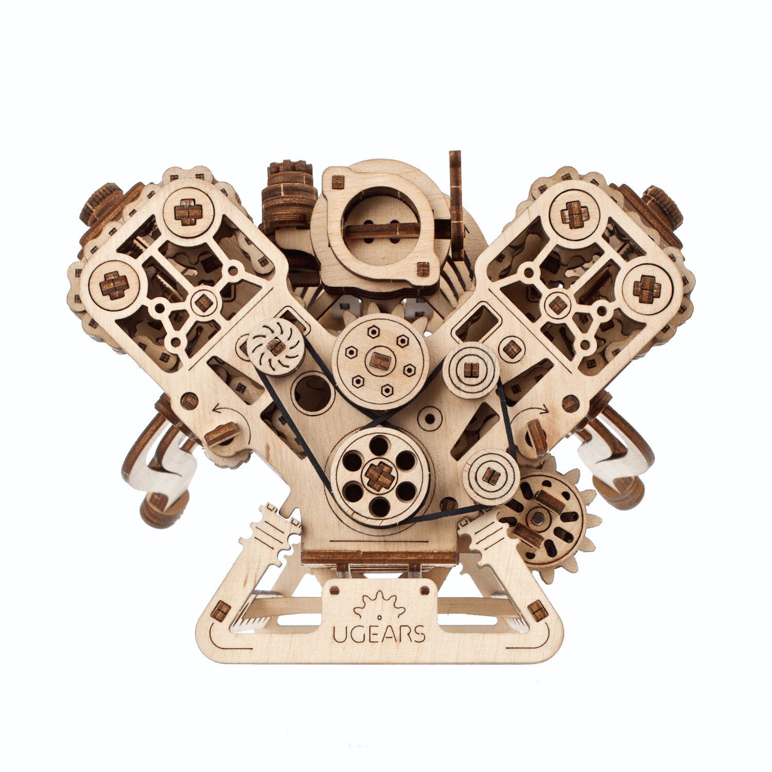 UGEARS Modellbausatz Ugears V8-Motor Maßstab 1:6 Mechanisches Holzpuzzle, M günstig online kaufen