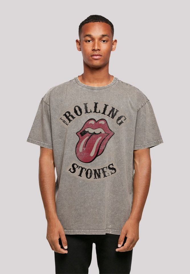 F4NT4STIC T-Shirt The Rolling Stones Tour \'78 Print, Fällt weit aus, bitte  eine Größe kleiner bestellen