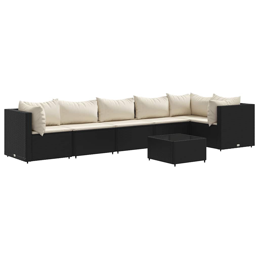 vidaXL Gartenlounge-Set 7-tlg. Garten-Lounge-Set mit Kissen günstig online kaufen