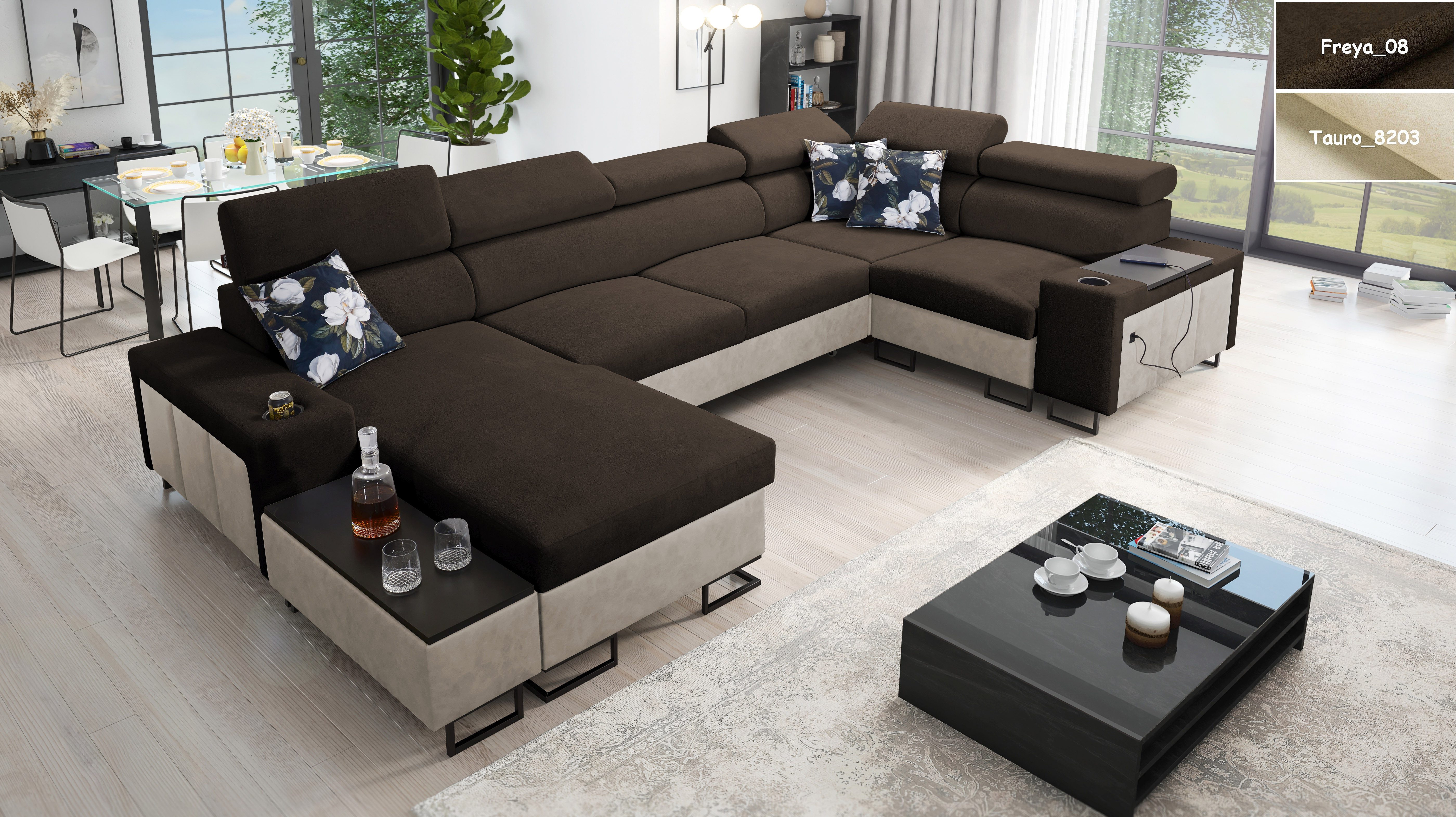 Möbel für Dich Wohnlandschaft XXL Melody günstig online kaufen