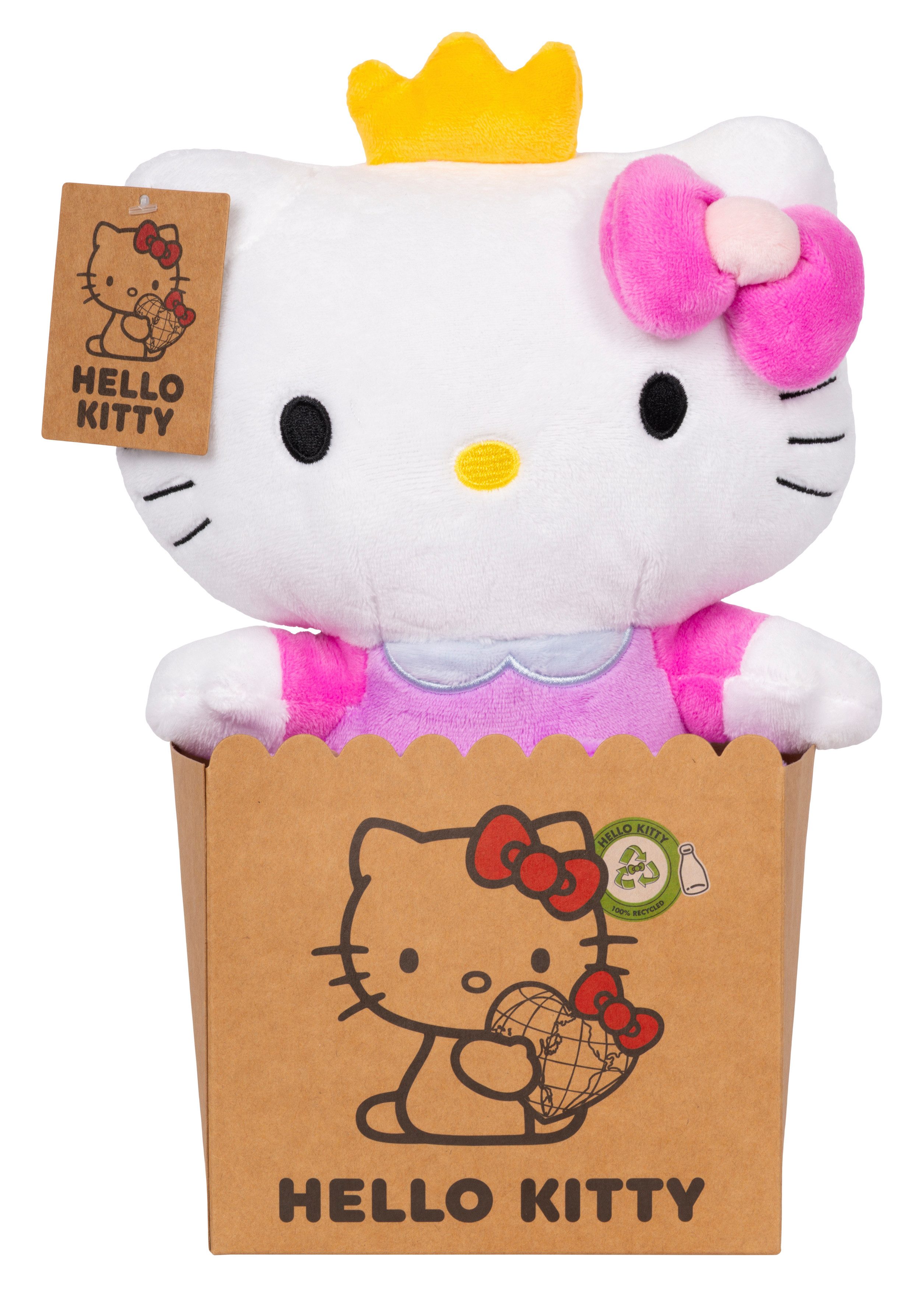 Hello Kitty Kuscheltier Hello Kitty - Prinzessin Plüsch pink 25 cm (NEU & OVP)