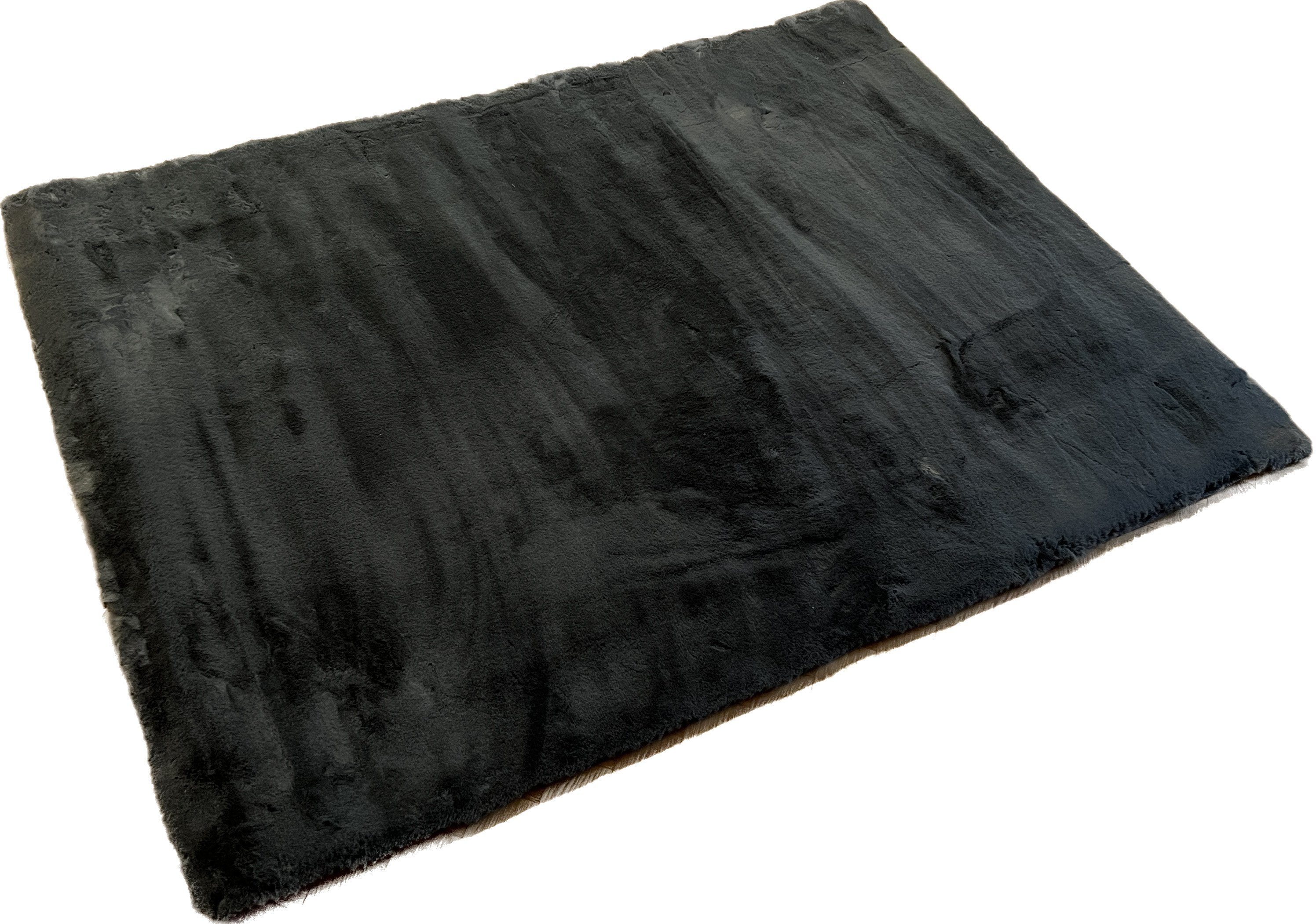 ADOB Teppich Super-Flausch-Fellteppich 160 x 120 cm, rechteckig, kuschelweich