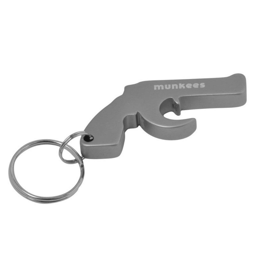 Munkees Flaschenöffner Pistole mit Flaschenöffner, Aluminium (Packung)