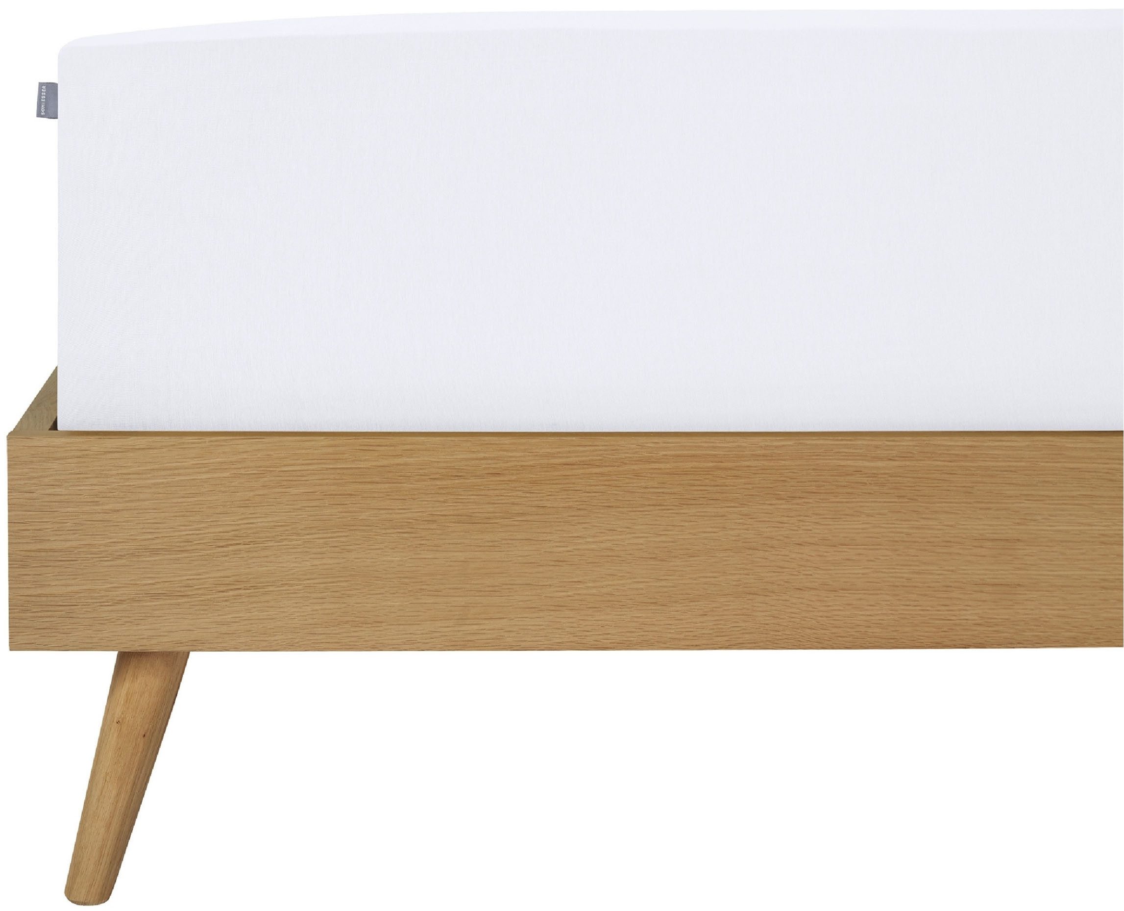 Schiesser Spannbettlaken Flexi aus 95% Baumwolle und 5% Elastahan in Premium-Qualität, Jersey-Elasthan, Gummizug: rundum, (1 Stück), für hohe Matratzen und Boxspringbetten geeignet, Made in Green