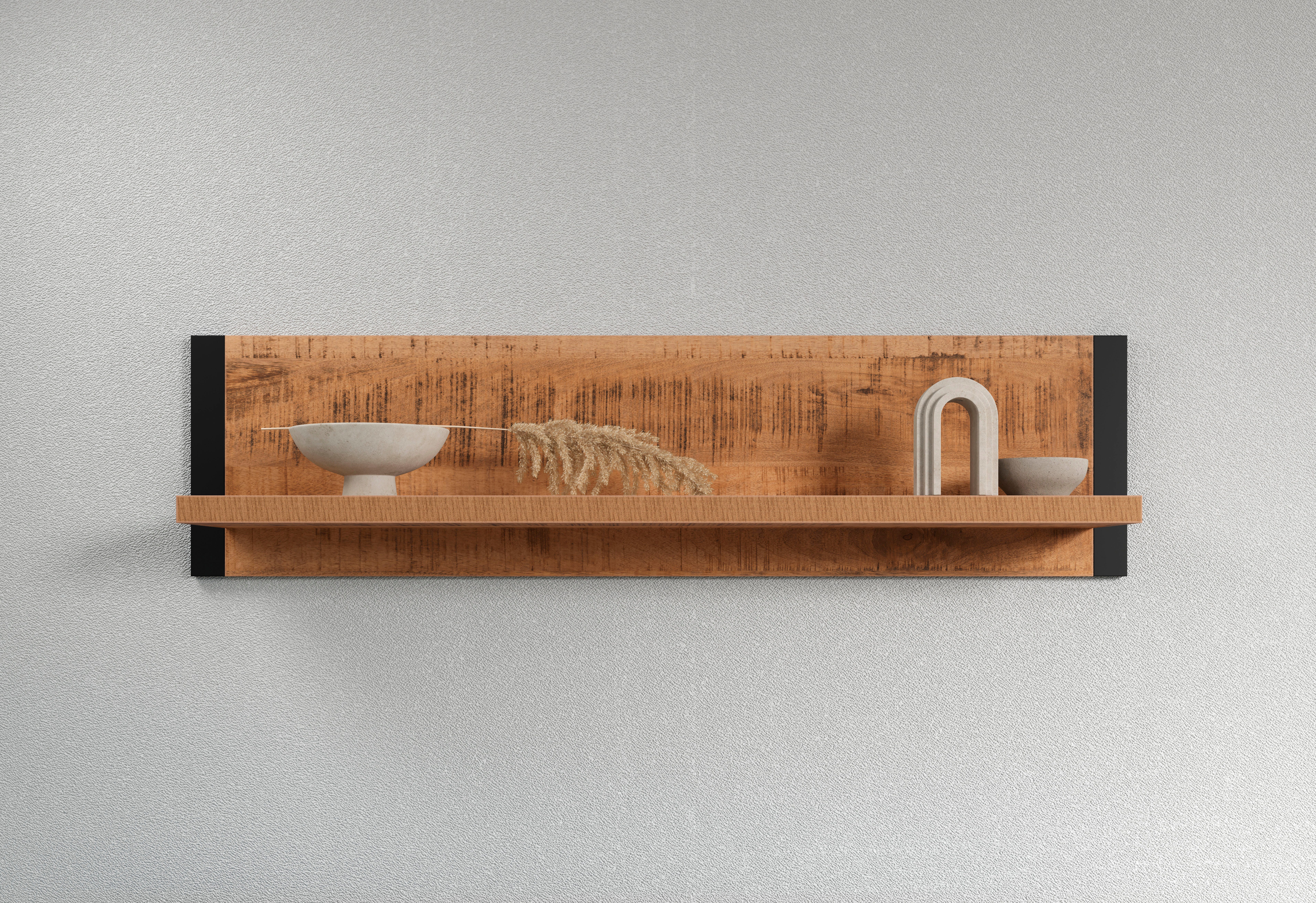 Home affaire Wandregal Elda, 1-tlg., Wandboard für Dein Wohnzimmer oder Flur – (B/T/H) 110/23/28 cm