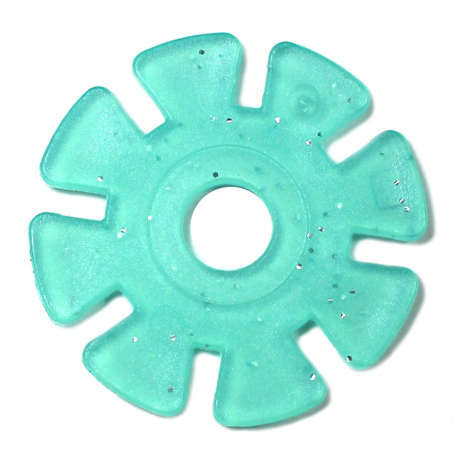 Smart-Planet 400 GLITZER Steckblumen in Dose - Schneeflocken zum Stecken 3,3 cm Konstruktions-Spielset, (400 St), Kinder - Montessori - Lernspielzeug - Steckbausteine ab 3 Jahre