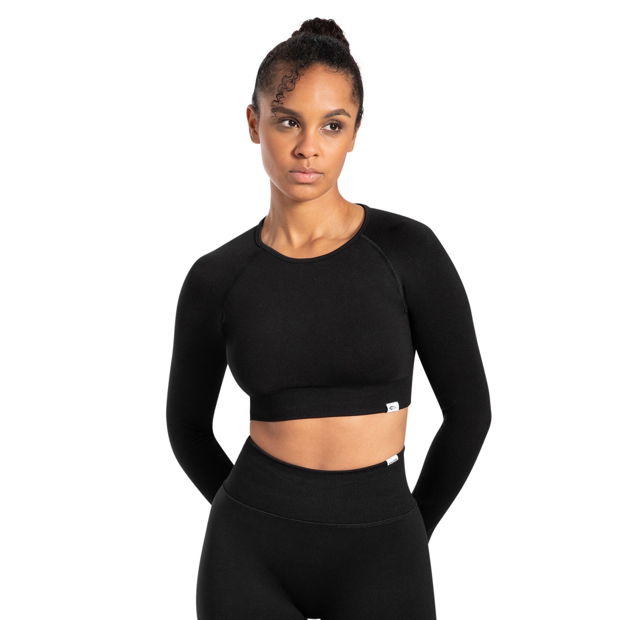 Smilodox Longsleeve Maysa, Crop Shirt Langarmshirt Shaped Fit Gym, Yoga & A günstig online kaufen