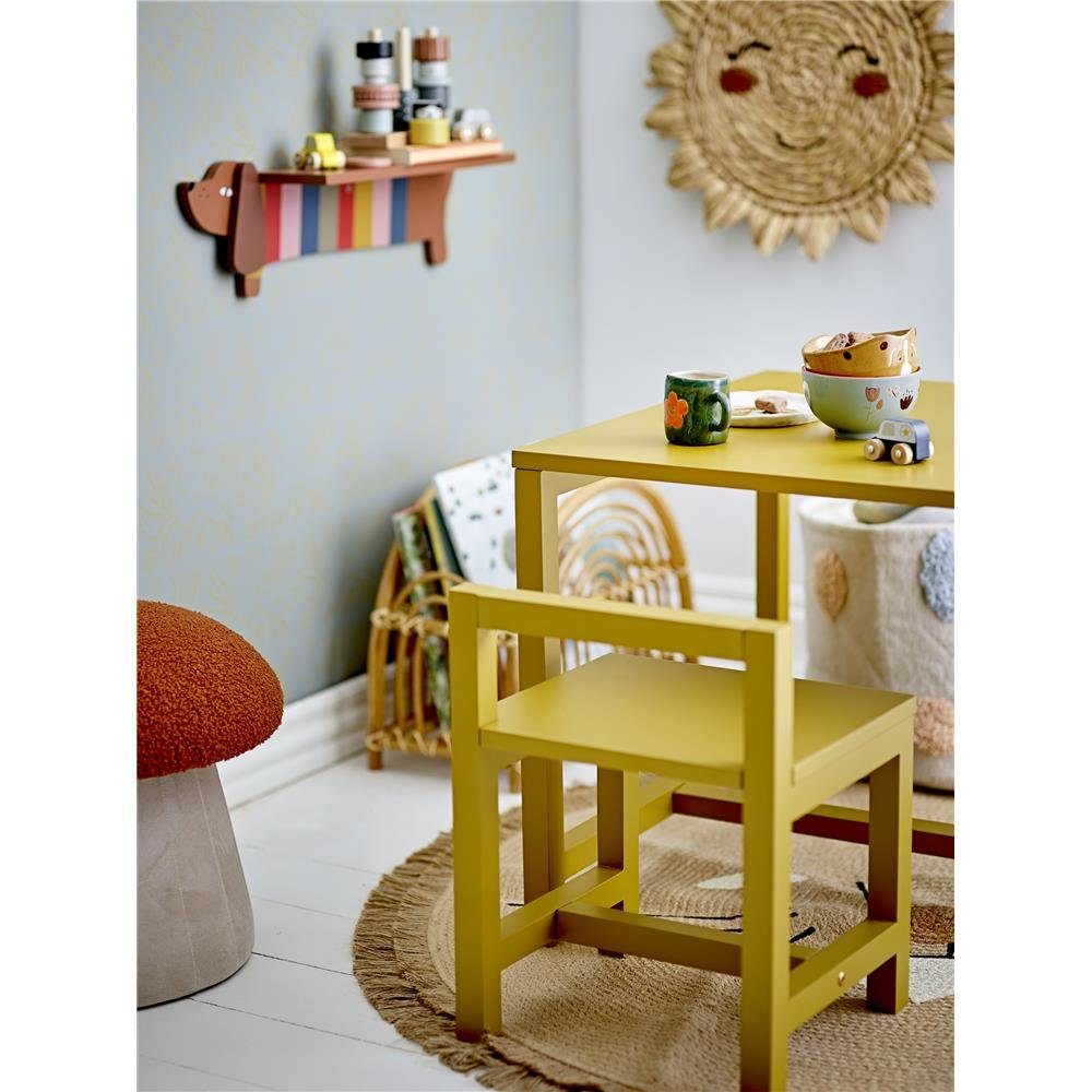 Bloomingville Wandregal MINI Charlie, Hund Braun Kinderzimmer Regal Wandregal 54x18,5x12cm