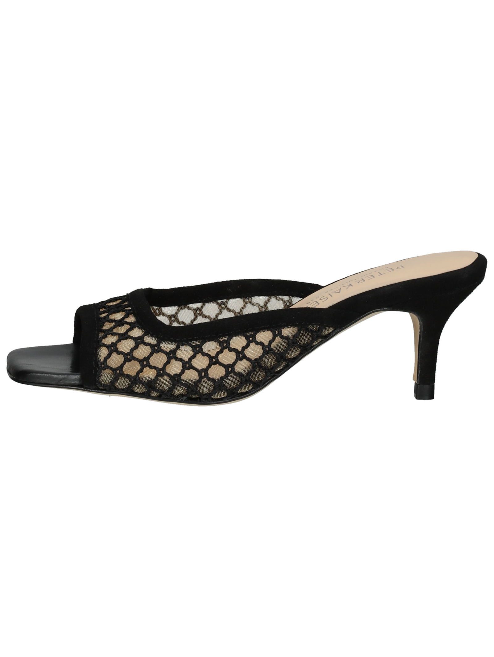 Peter Kaiser Pantoletten Veloursleder/Textil . Pantolette