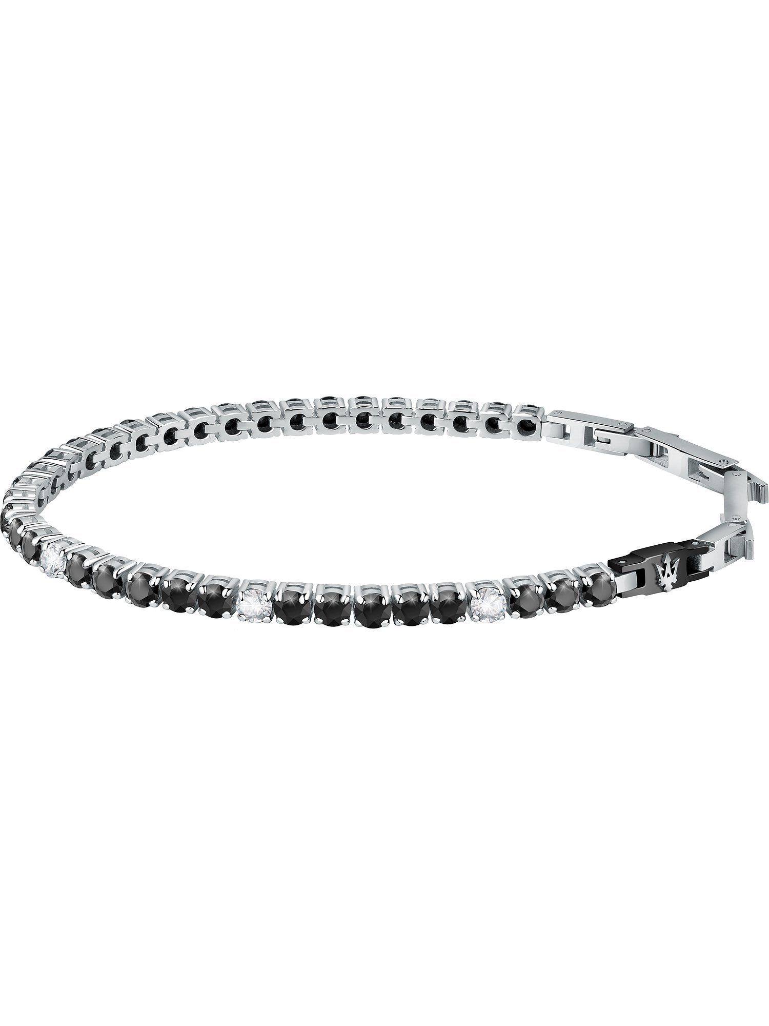 MASERATI Edelstahlarmband Maserati Herren-Armband Edelstahl Zirkonia günstig online kaufen