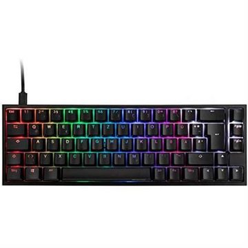 Ducky ONE 2 SF Gaming-Tastatur (MX-Black, mechanisch, deutsches Layout QWERTZ, RGB-LED, TKL Mini, Schwarz)