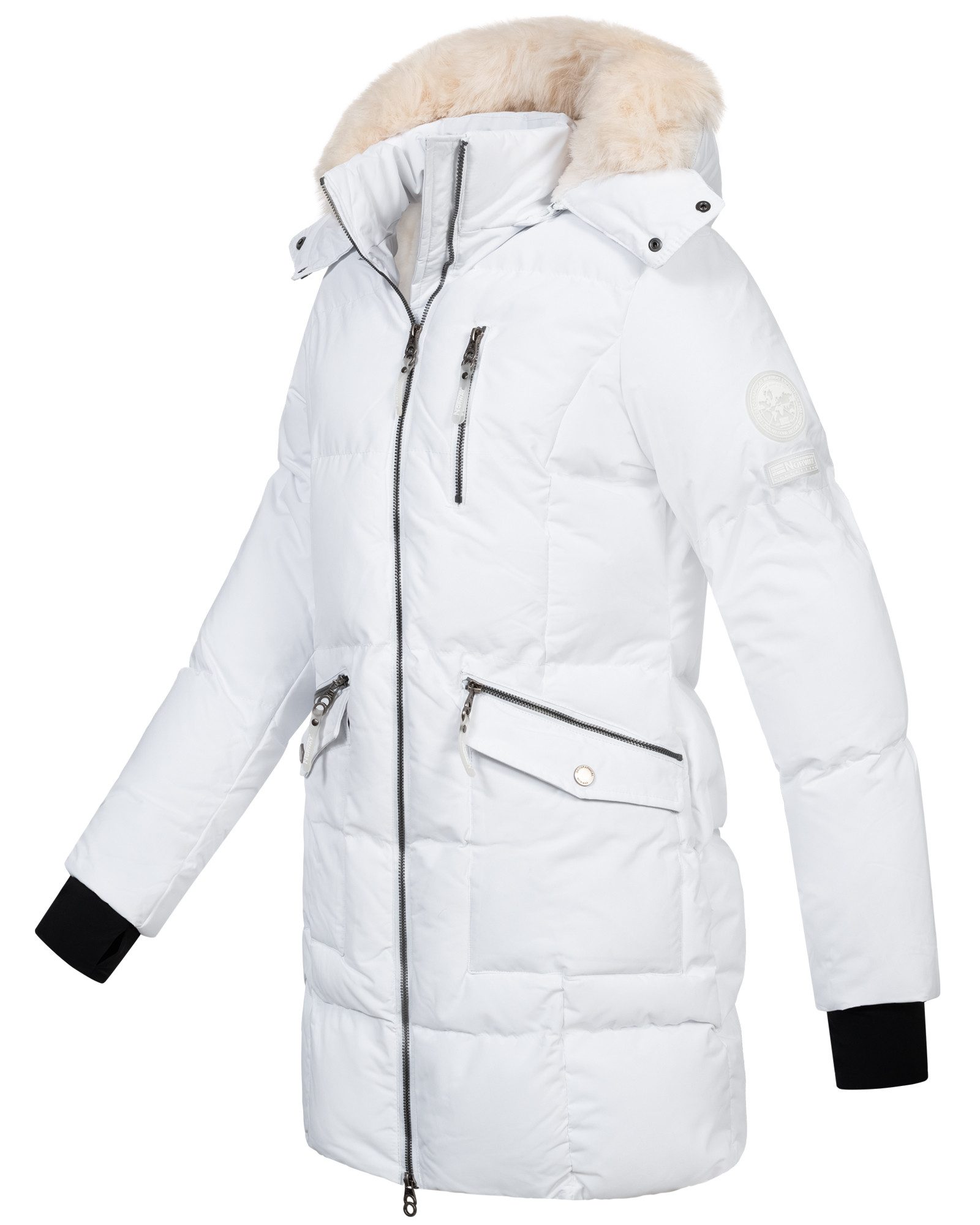 Geographical Norway Parka Damen Winter Jacke Mantel Parka Steppjacke Winterparka warm Outdoor