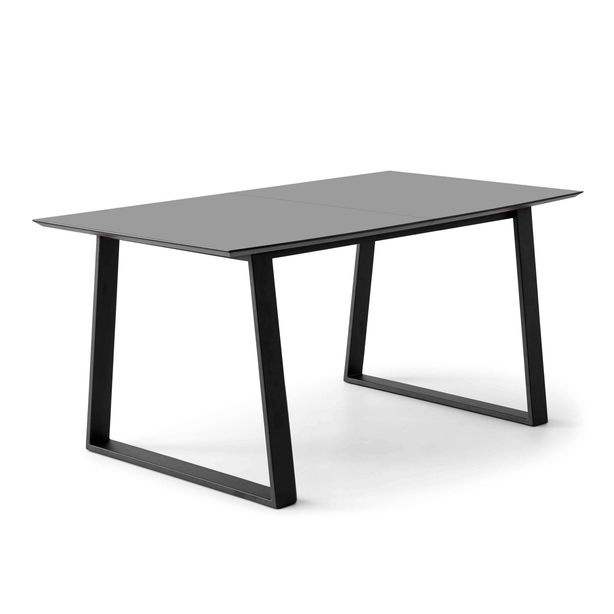 Hammel Furniture Esstisch Meza Designtisch mit Auszugsfunktion und 2 Einlegeplatten, bootsförmige Tischplatte MDF,Trapez gestell, in zwei Breiten