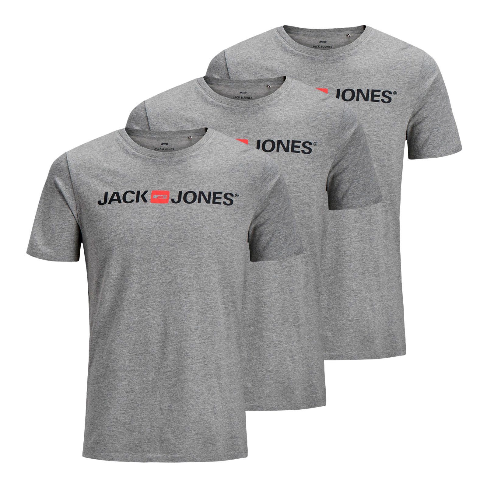 Jack & Jones T-Shirt 3er Pack günstig online kaufen