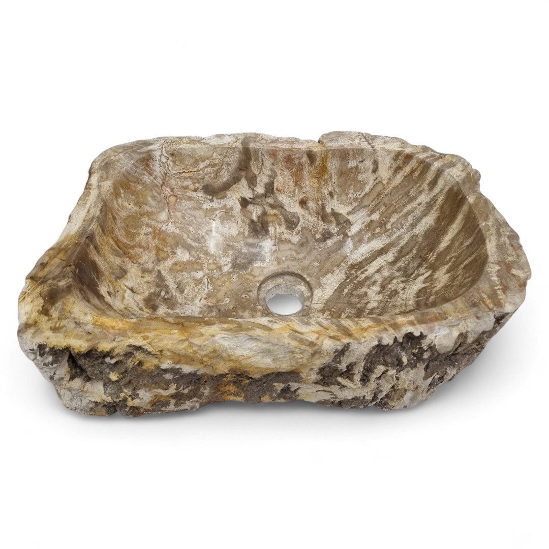 Kinaree Waschbecken Versteinertes Holz #56 (1-St)