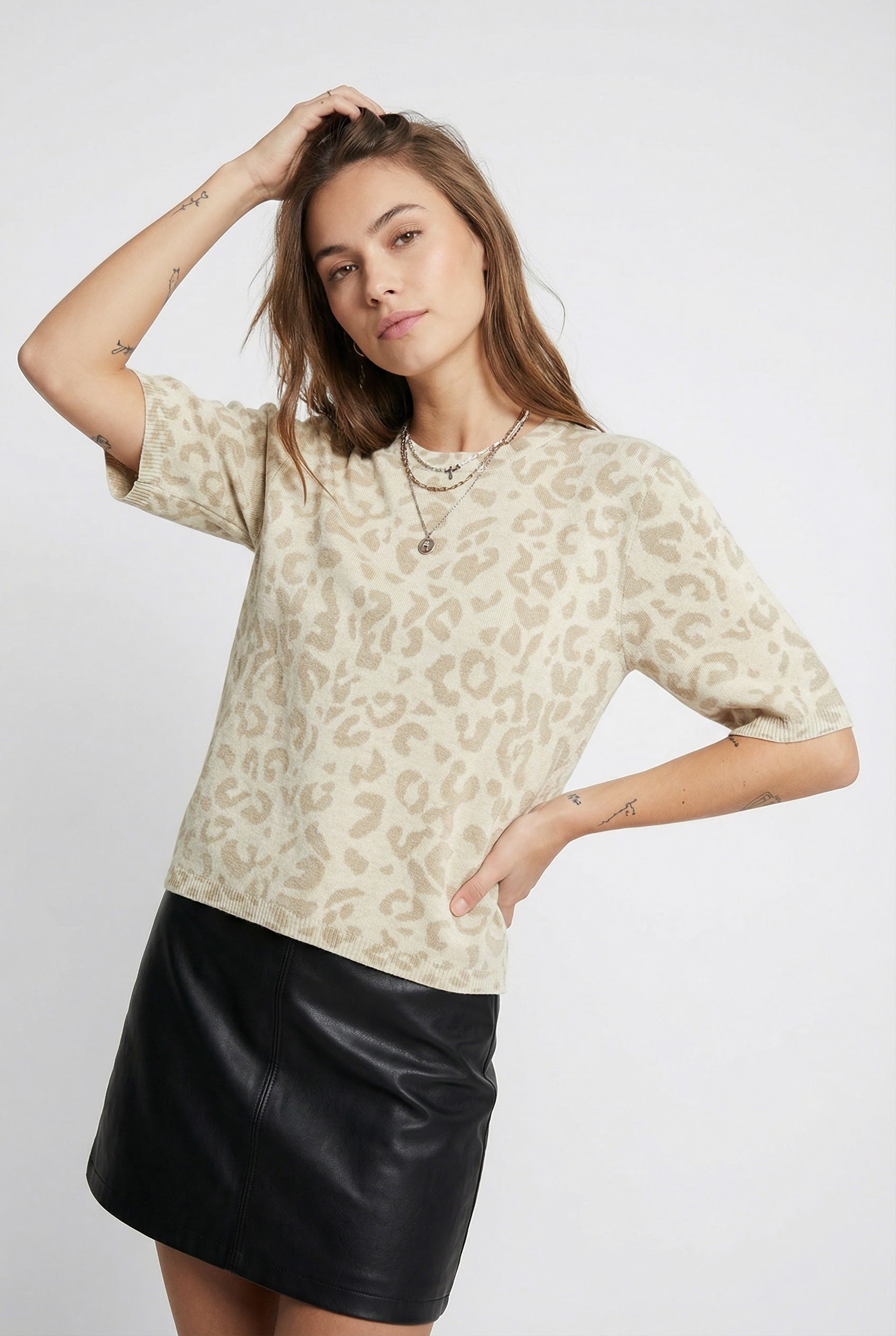 Strickpullover VIMAYAS O-NECK 2/4 KNIT NOOS
