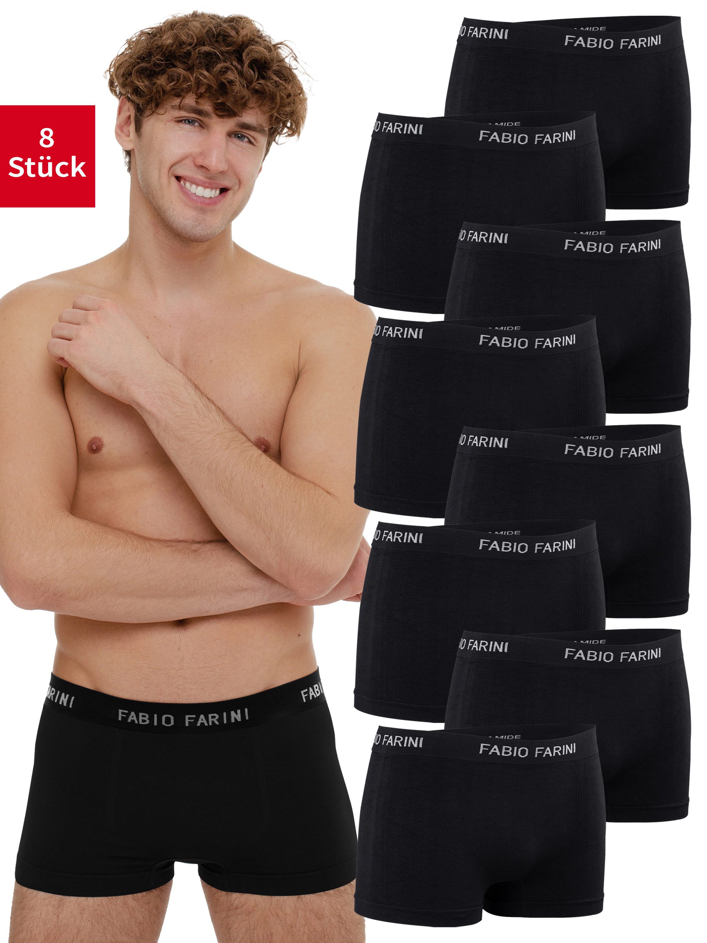 Fabio Farini Boxershorts Herren Unterhosen - Männer Retroshorts aus weicher günstig online kaufen