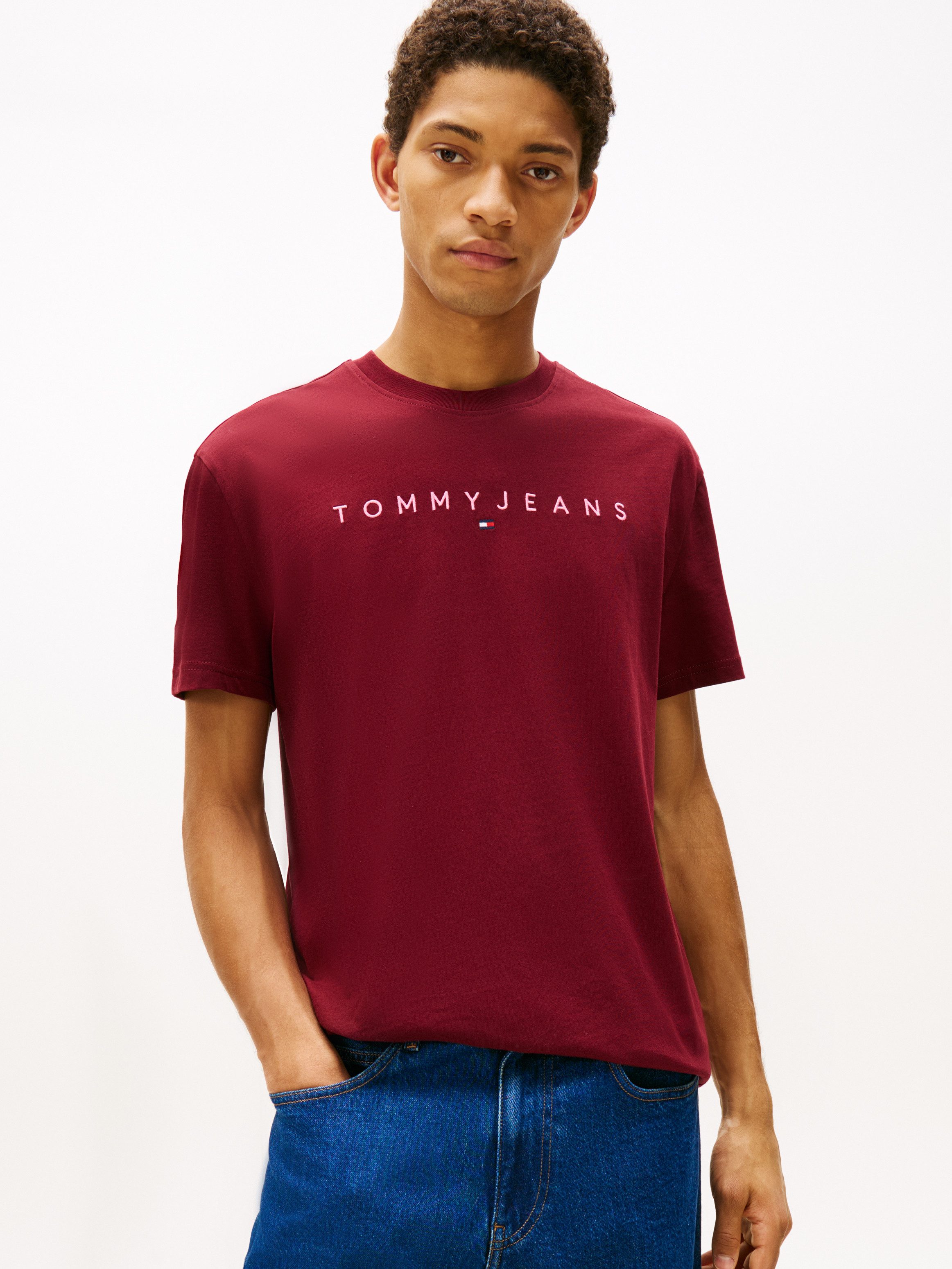 Tommy Jeans T-Shirt TJM REG LINEAR LOGO TEE EXT günstig online kaufen