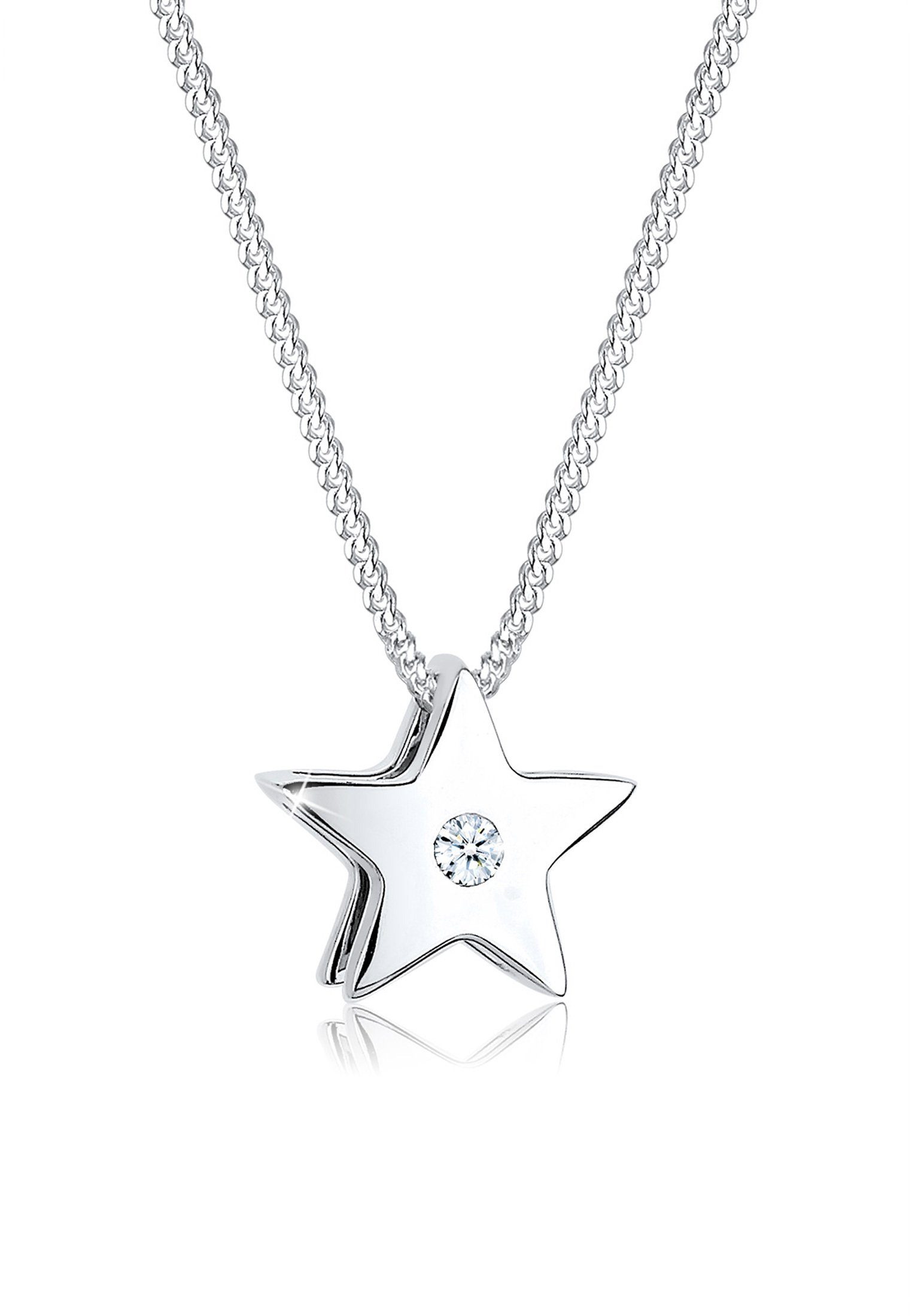 Diamore Collierkettchen »Sterne Diamant 925 Sterling Silber« online kaufen  | OTTO
