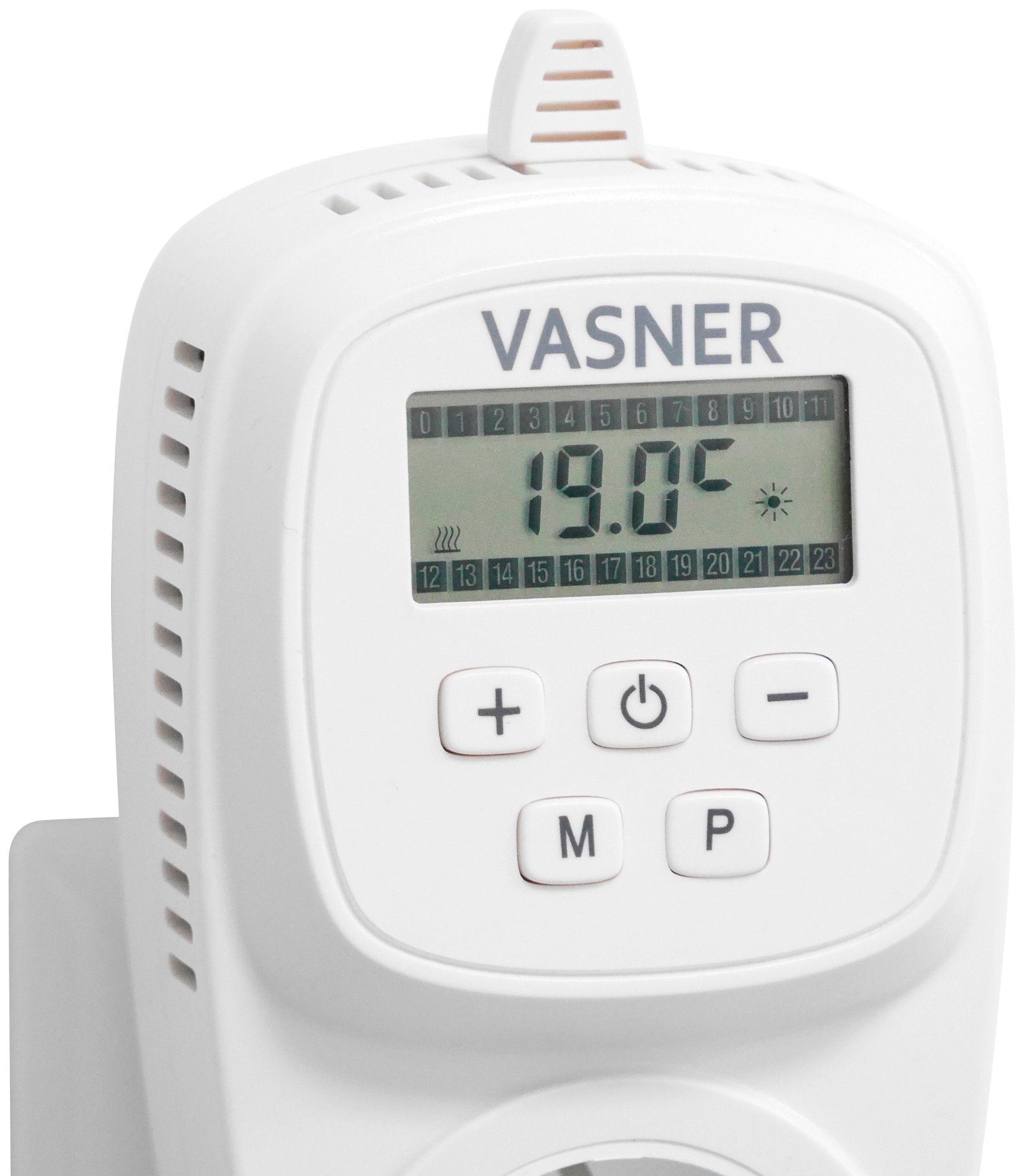 Vasner Raumthermostat VUT35, Infrarotheizung, programmierbar Steckdosenthermostat, für