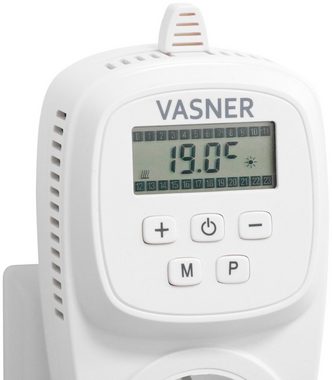 Vasner Raumthermostat VUT35, für Infrarotheizung, Steckdosenthermostat, programmierbar