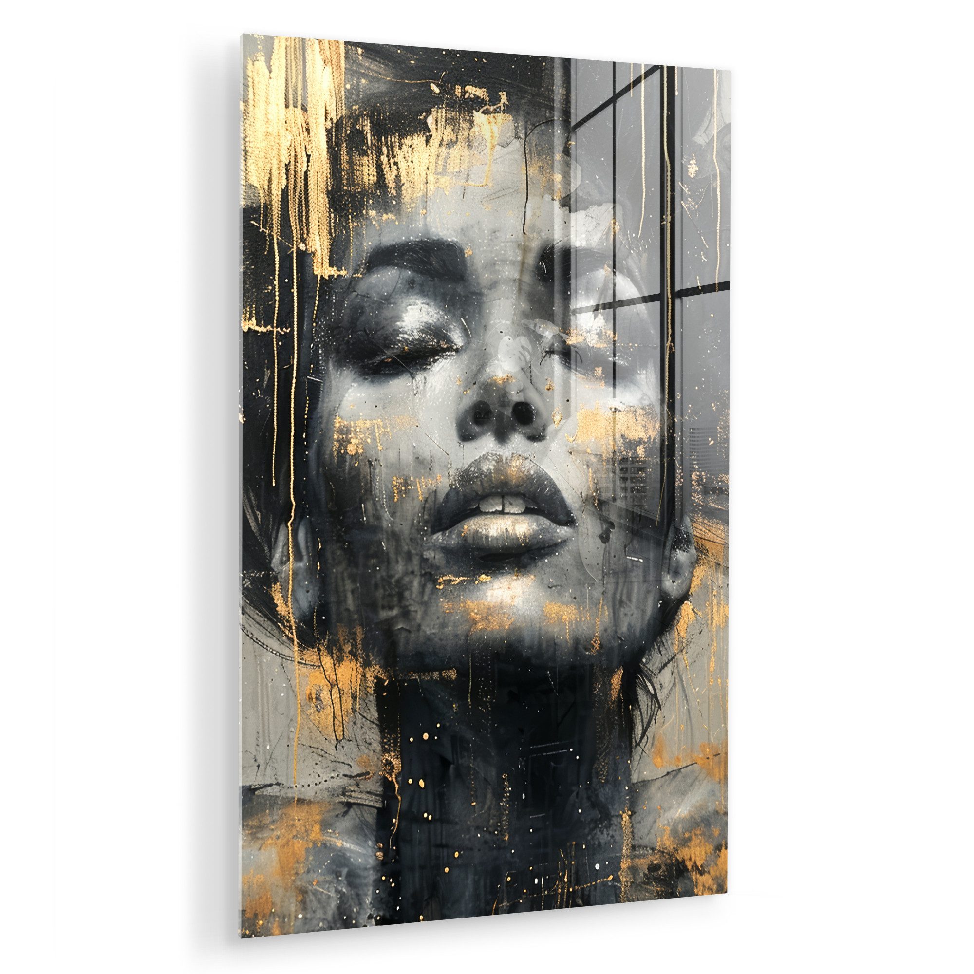 MuchoWow Acrylglasbild Frau - Kunst - günstig online kaufen