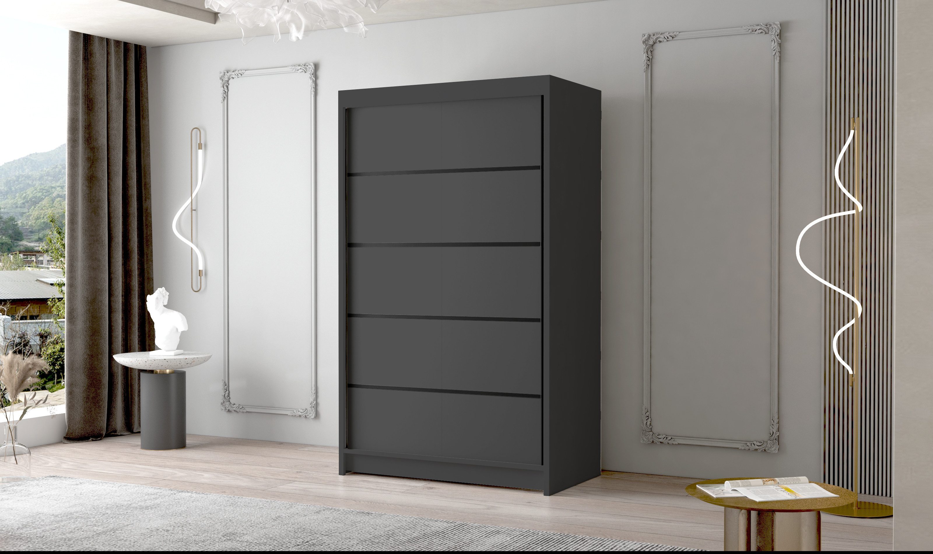 Sofnet Kleiderschrank Letto IV (mit Schiebetüren günstig online kaufen