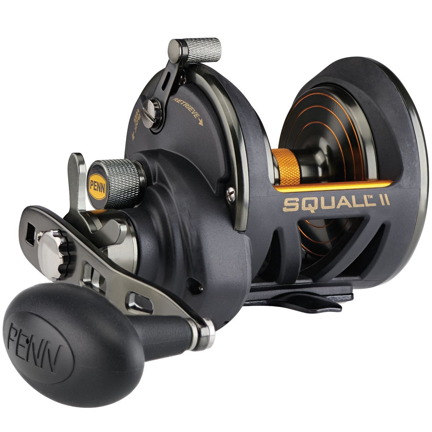 Multirolle Penn Squall II Star Drag 25N Reel - Rechtshand Multirolle
