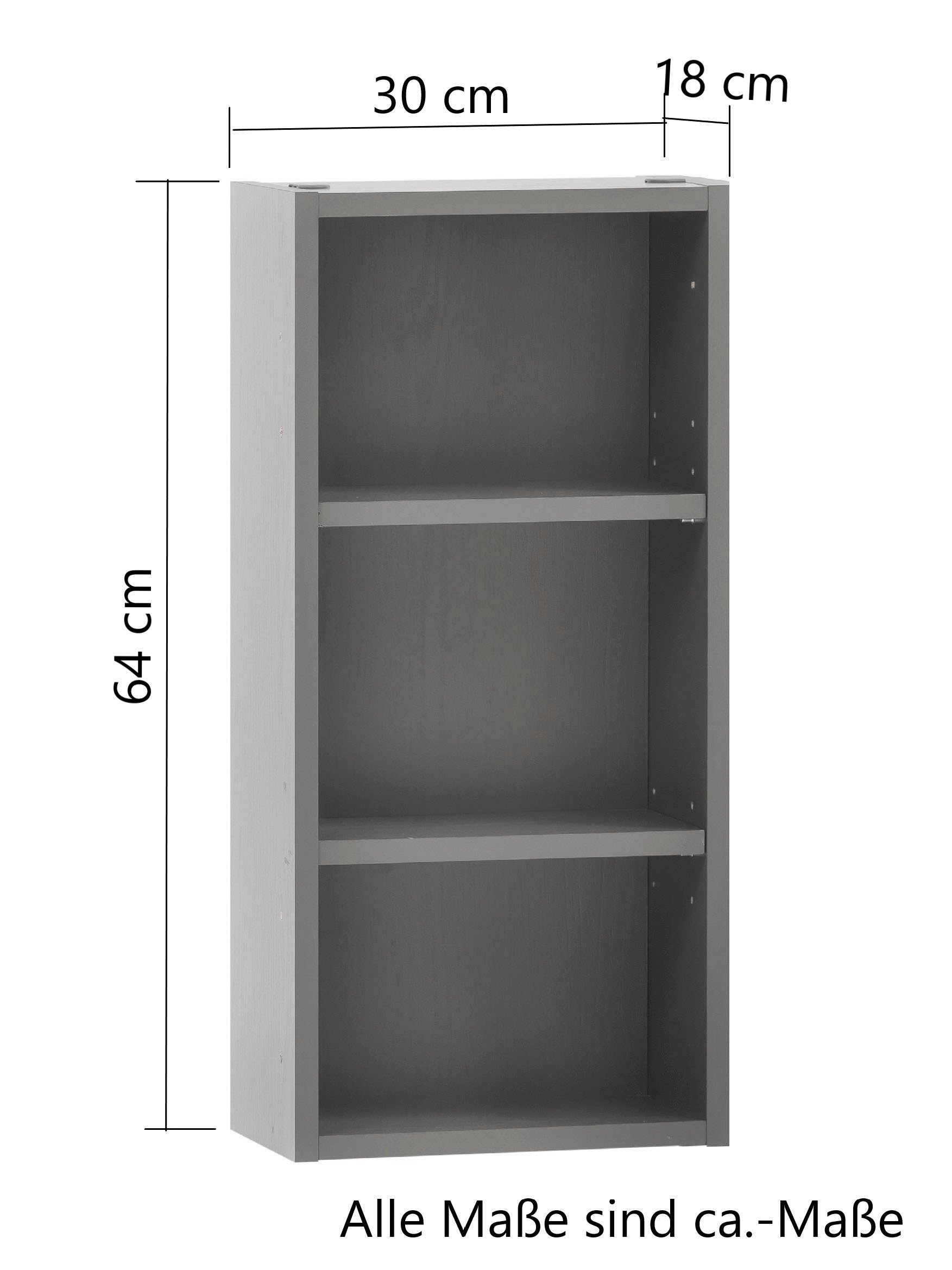 cm Regal graphit | MÖBEL Stubach, HELD Breite 30 graphit