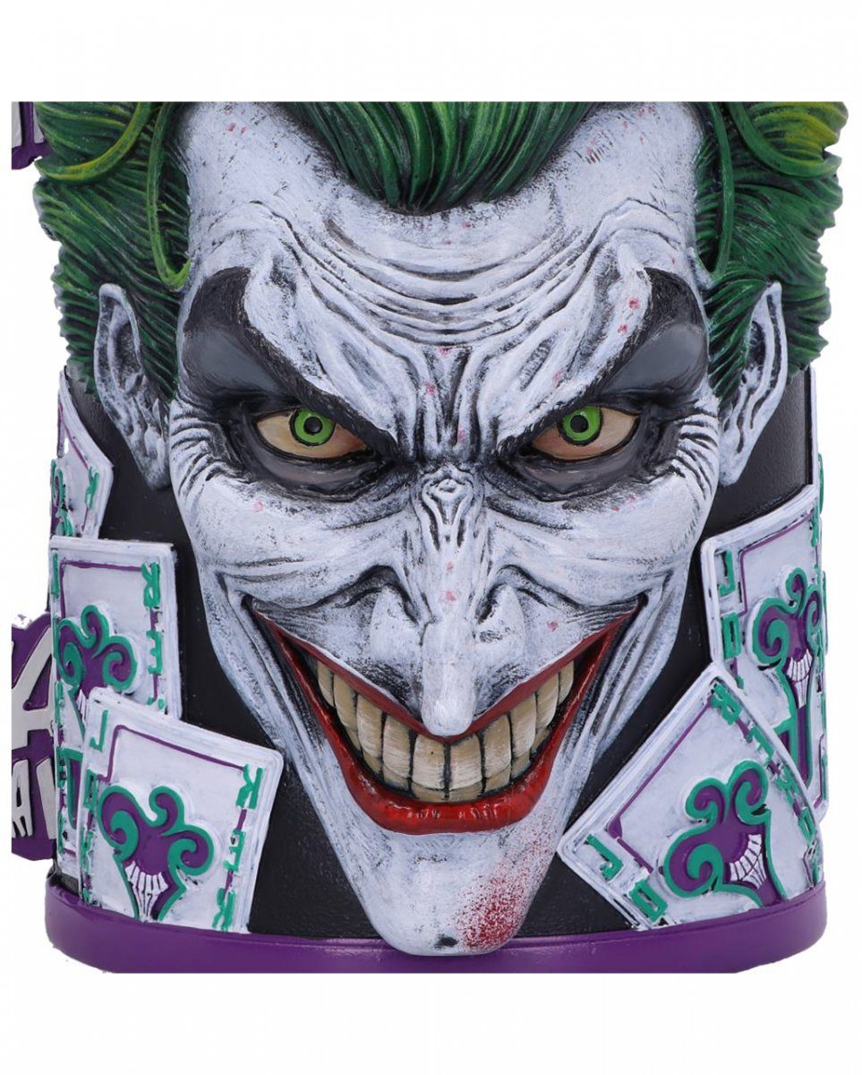 Polyresin / Krug Comics DC Joker"; Horror-Shop Geschirr-Set 15,5cm, Edelstahl ";Der von