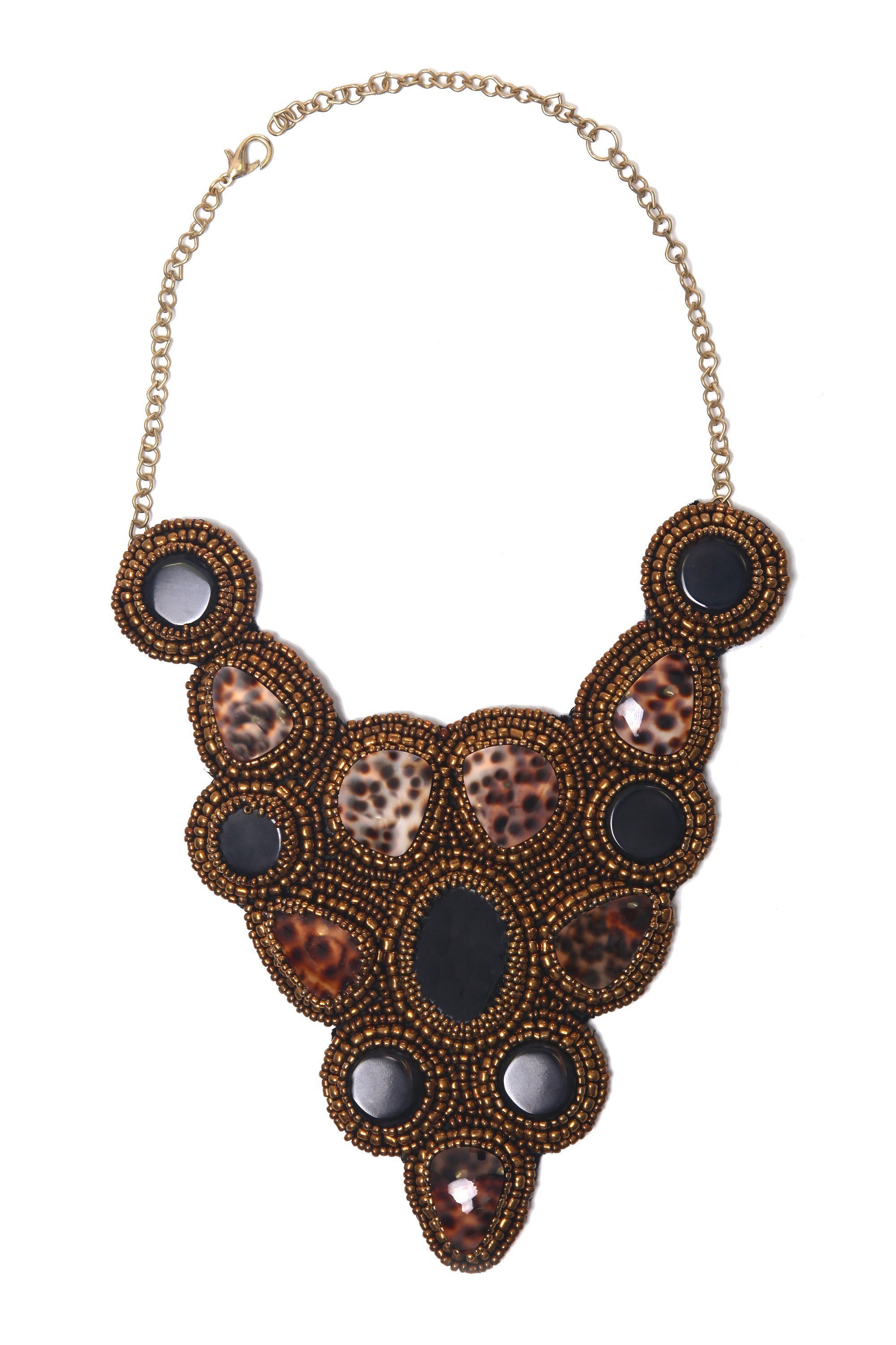 COLLEZIONE ALESSANDRO Statementkette Anabelle, mit Cowrie Muschel