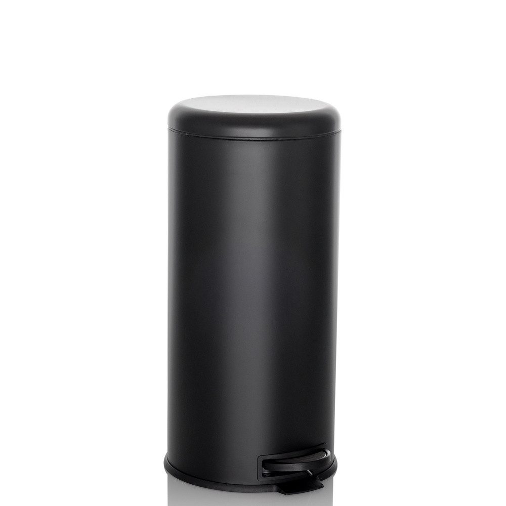 hjh OFFICE Мусорные урны Мусорные урны CLEAN STEP Eisen, Мусорные ведра с педалью 30 Liter mit Softclose, Abfalleimer mit Deckel