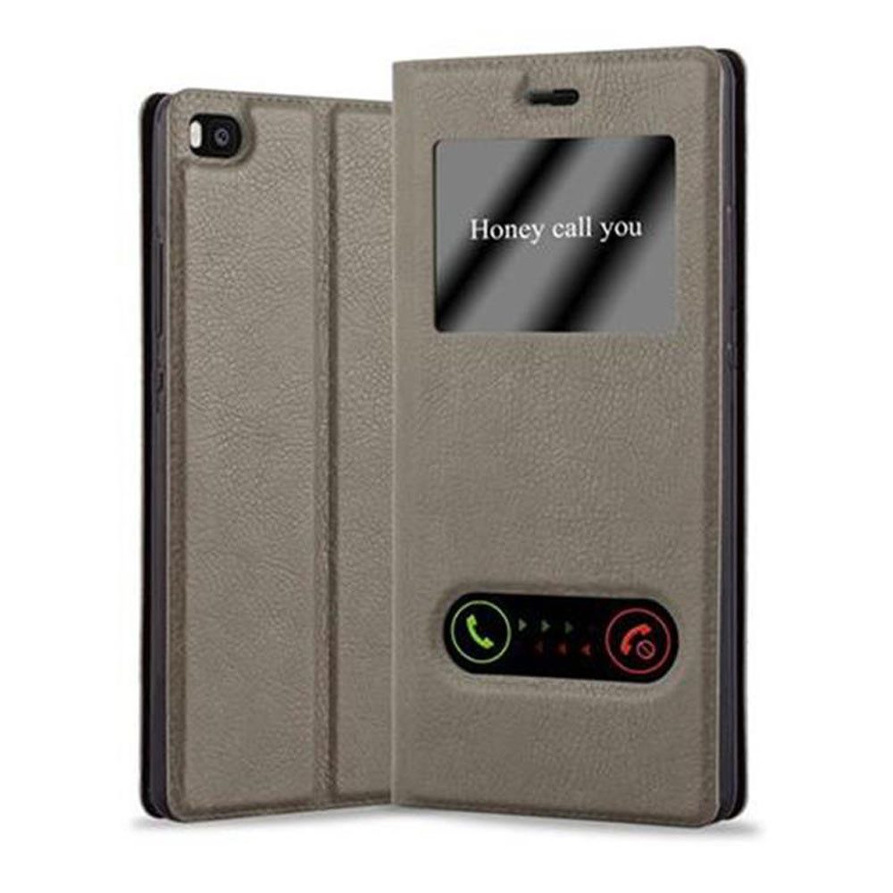 Cadorabo Handyhülle Huawei P8 Huawei P8, Klappbare Handy Schutzhülle
