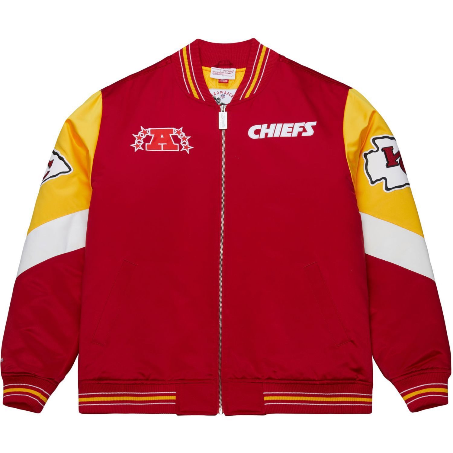 Collegejacke Heavyweight Satin NFL Kansas City Chiefs