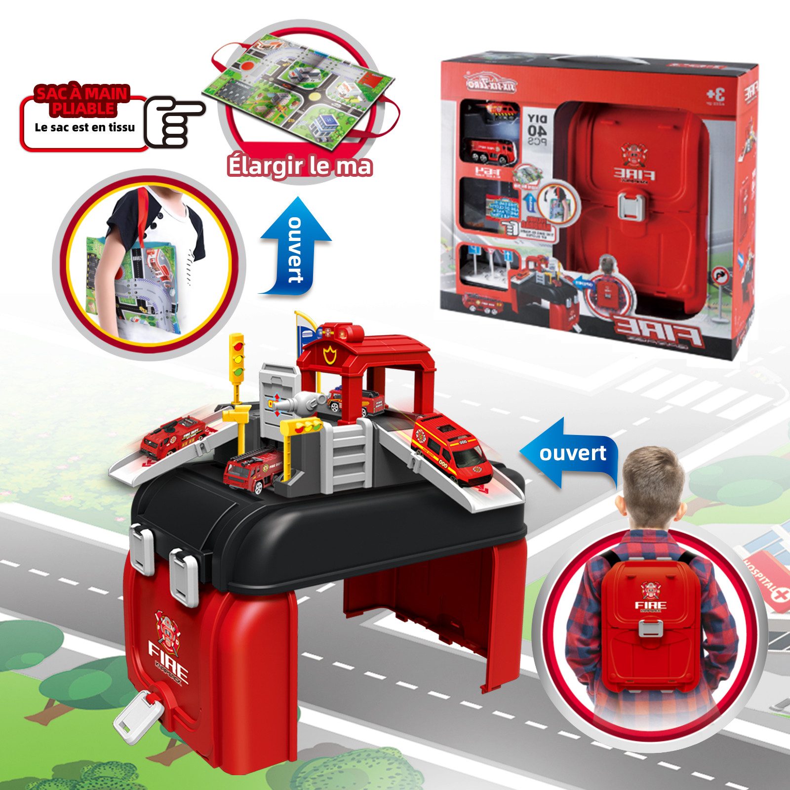 Esun Spiel-Parkhaus Parkhaus für Kinder, Parkgarage günstig online kaufen