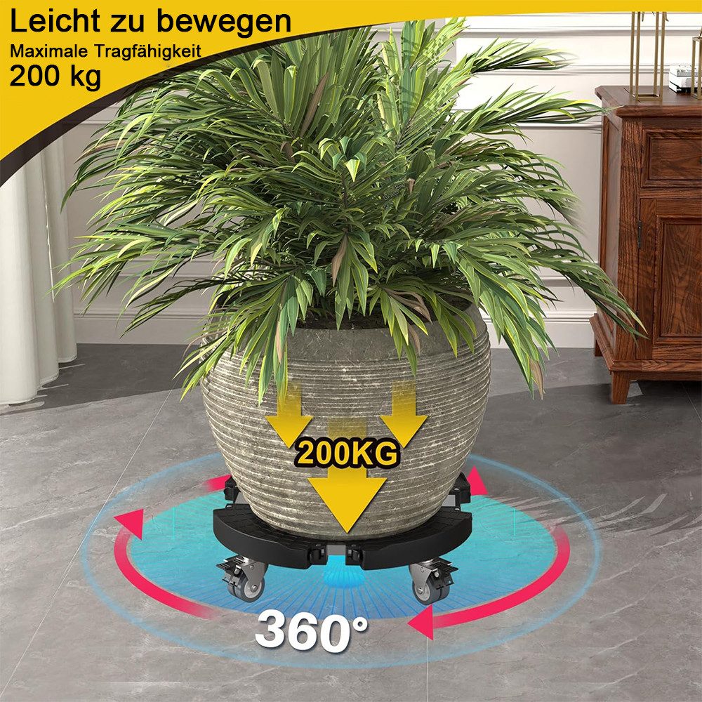 NUODWELL Pflanzenroller Pflanzenroller, Blumenroller Ø 40-57 cm, Rollbrett günstig online kaufen