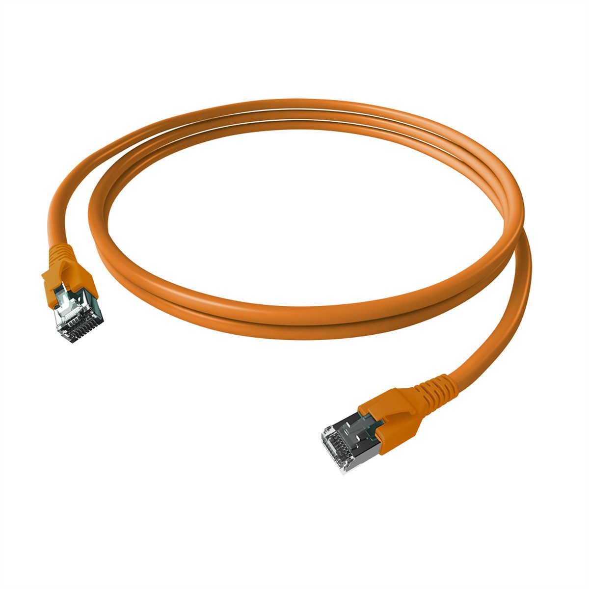 Easylan FlexBoot Patchkabel Cat.6A LAN-Kabel, RJ-45 Männlich (Stecker), RJ-45 Männlich (Stecker) (200.0 cm), S/FTP