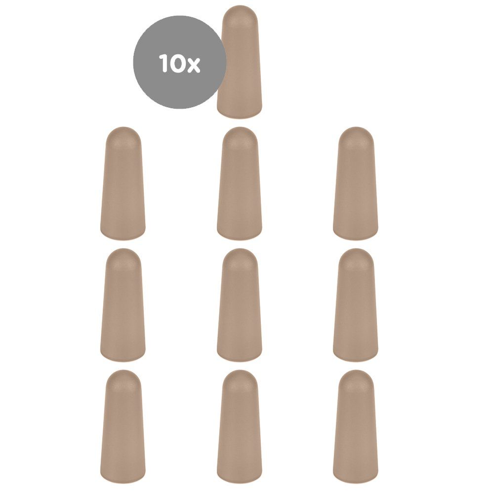 sossai® Türstopper Bodenstopper / Wandstopper NTS9 - ANTON (10 St), Farbe: Beige