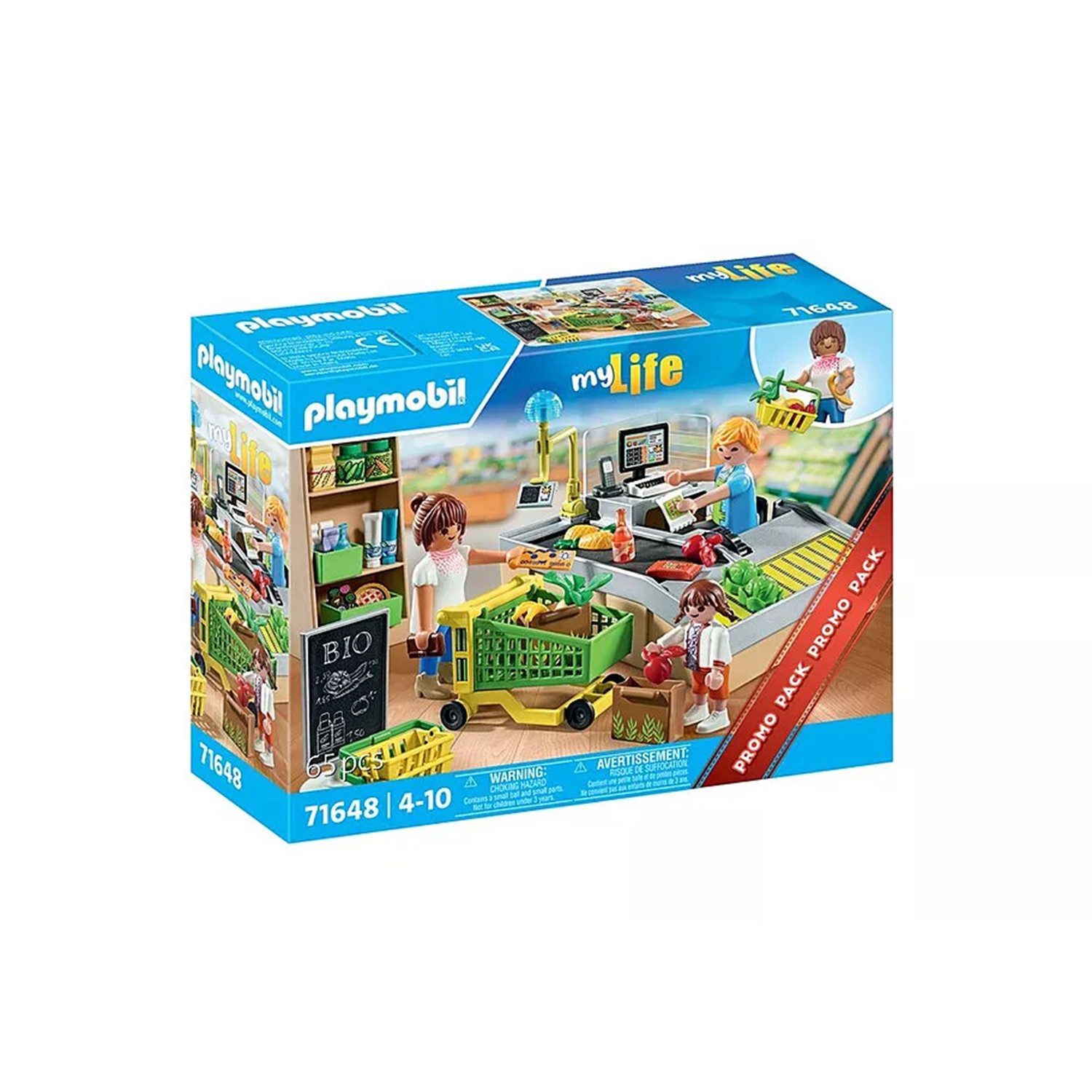 Playmobil® 71648 Bio-Supermarkt Konstruktions-Spielset günstig online kaufen