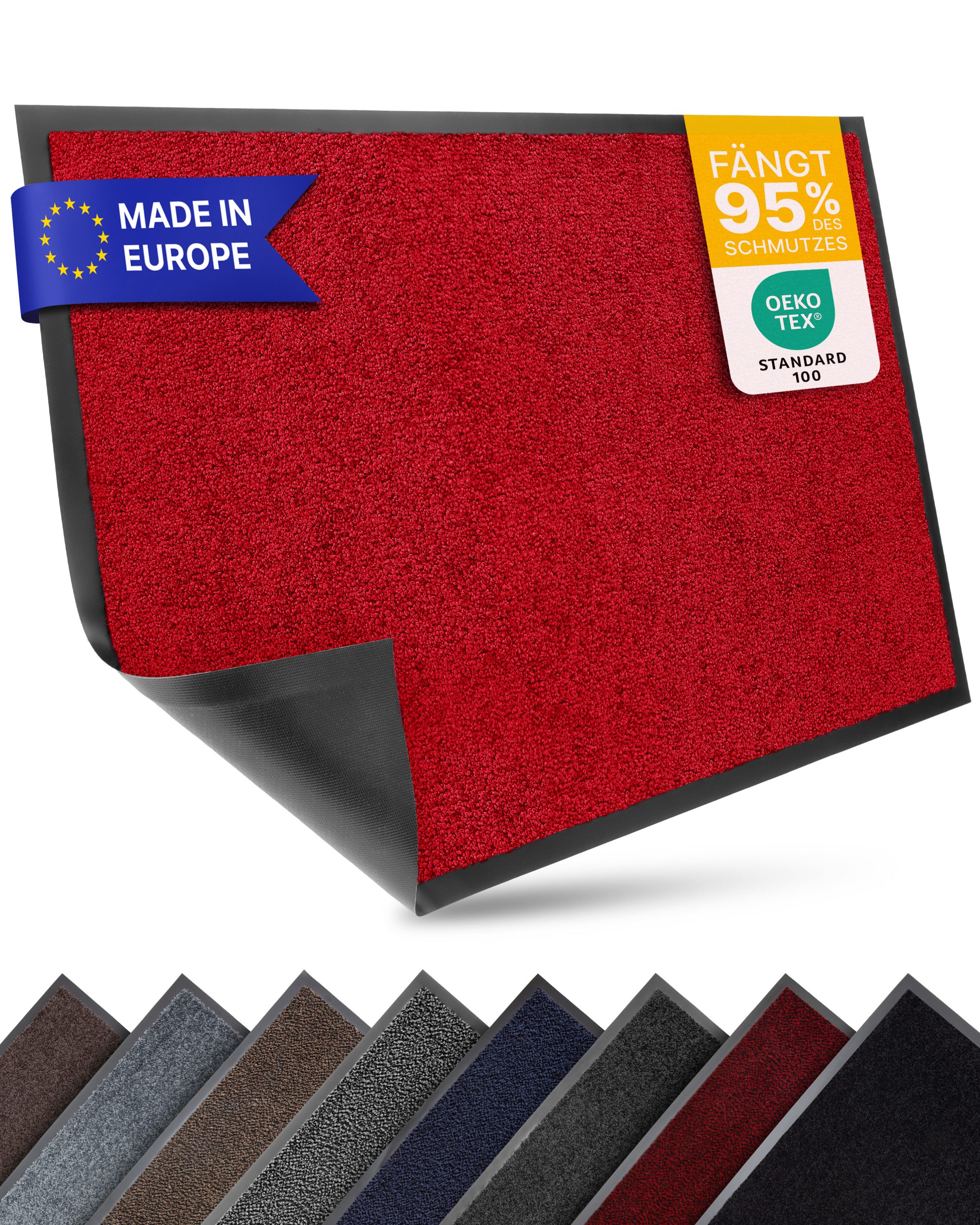 Entrando Fußmatte FIEL, Rechteckig, Höhe: 7 mm, für Innen und Außen - wasch günstig online kaufen