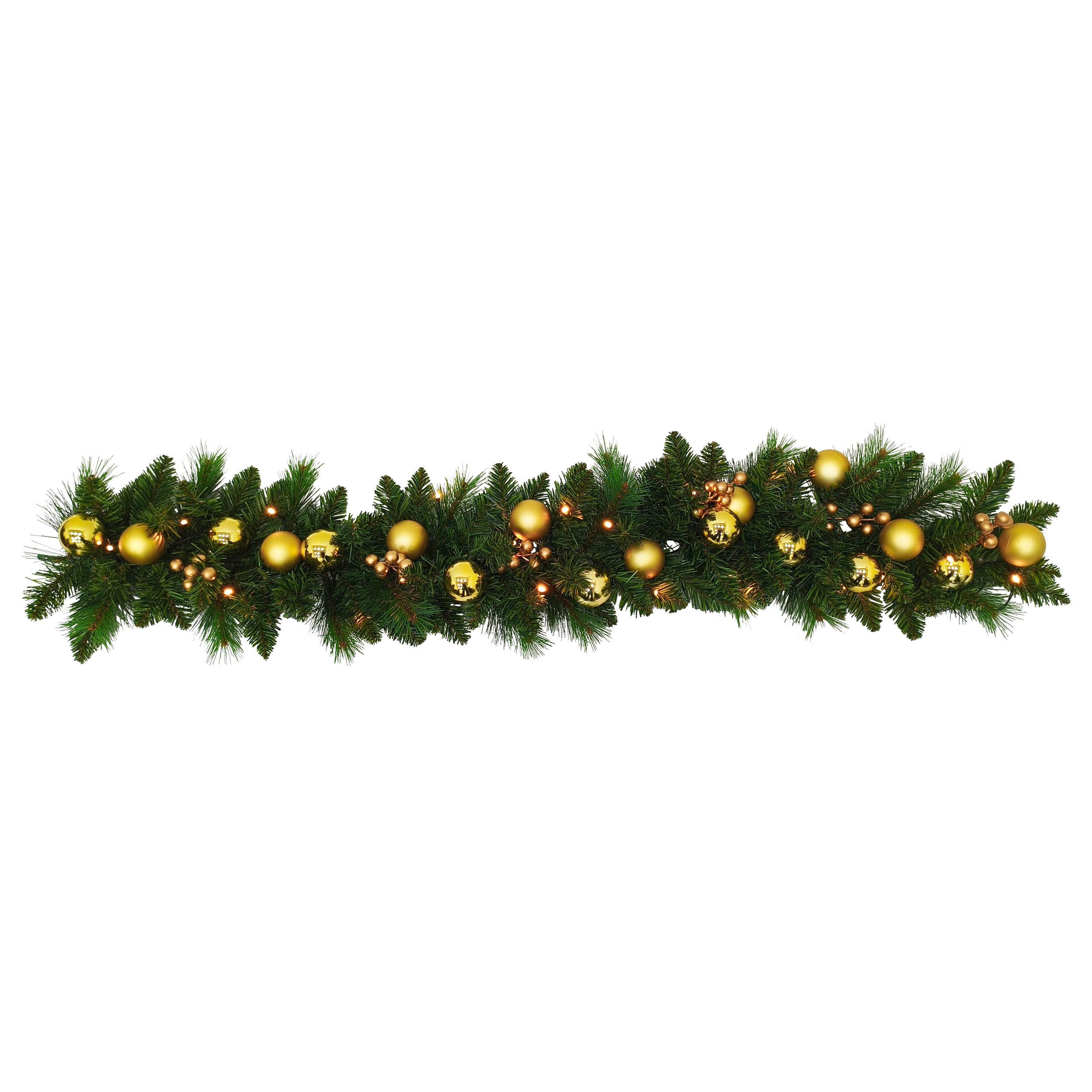 näve LED-Girlande Noel, Batteriefach mit Ein- / Ausschalter, inkl. Timer (6on/18off)