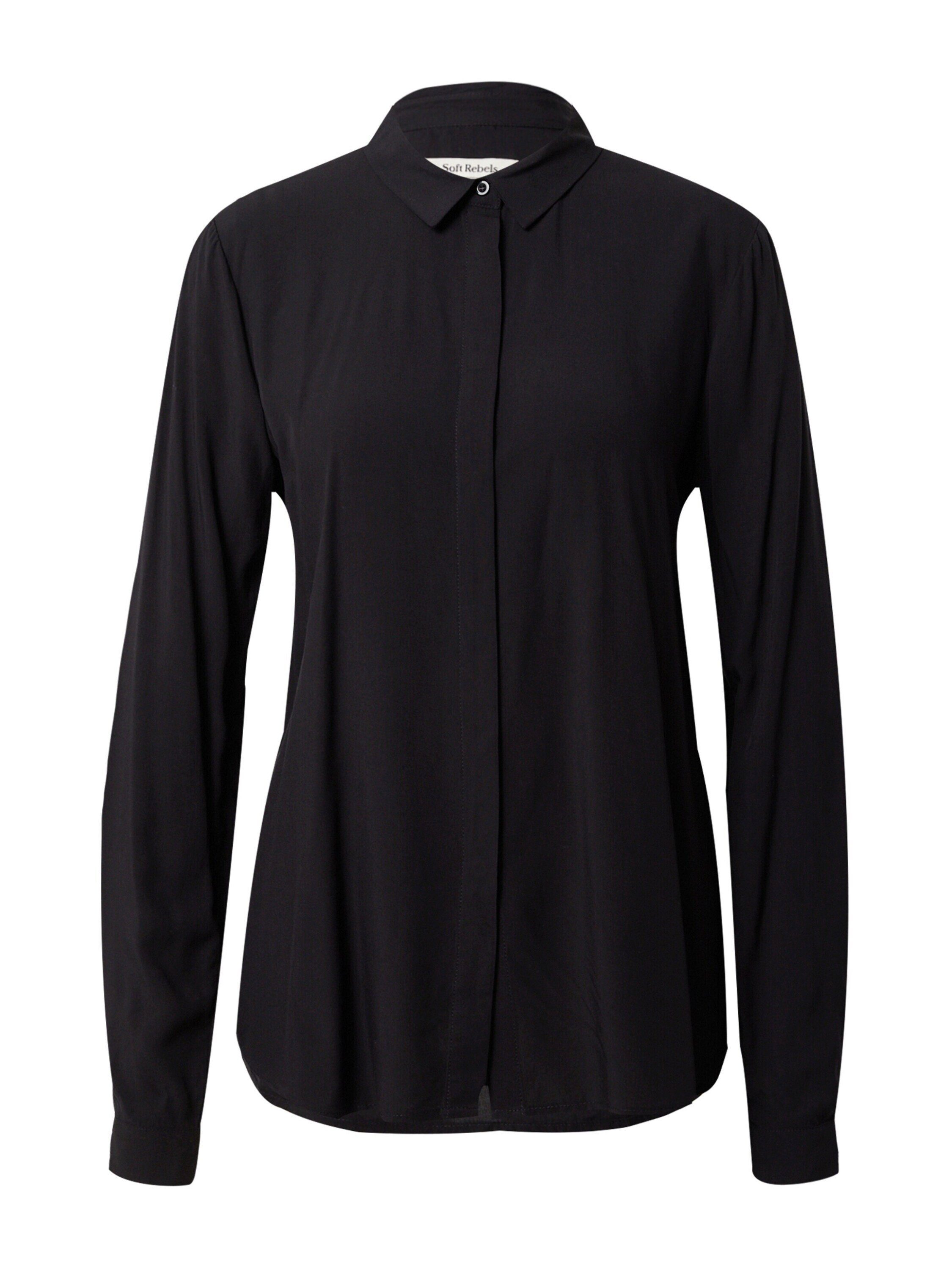 Soft Rebels Langarmbluse Freedom (1-tlg) Falten