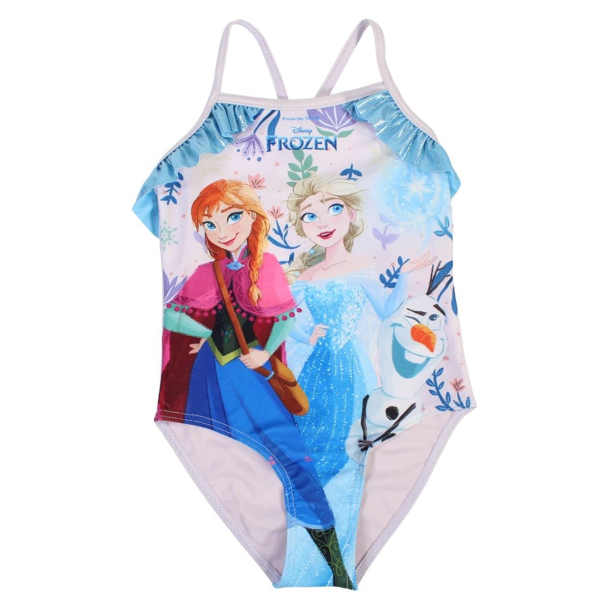 Disney Frozen Badeanzug Frozen die Eiskönigin Anna + Elsa Badeanzug Bikini