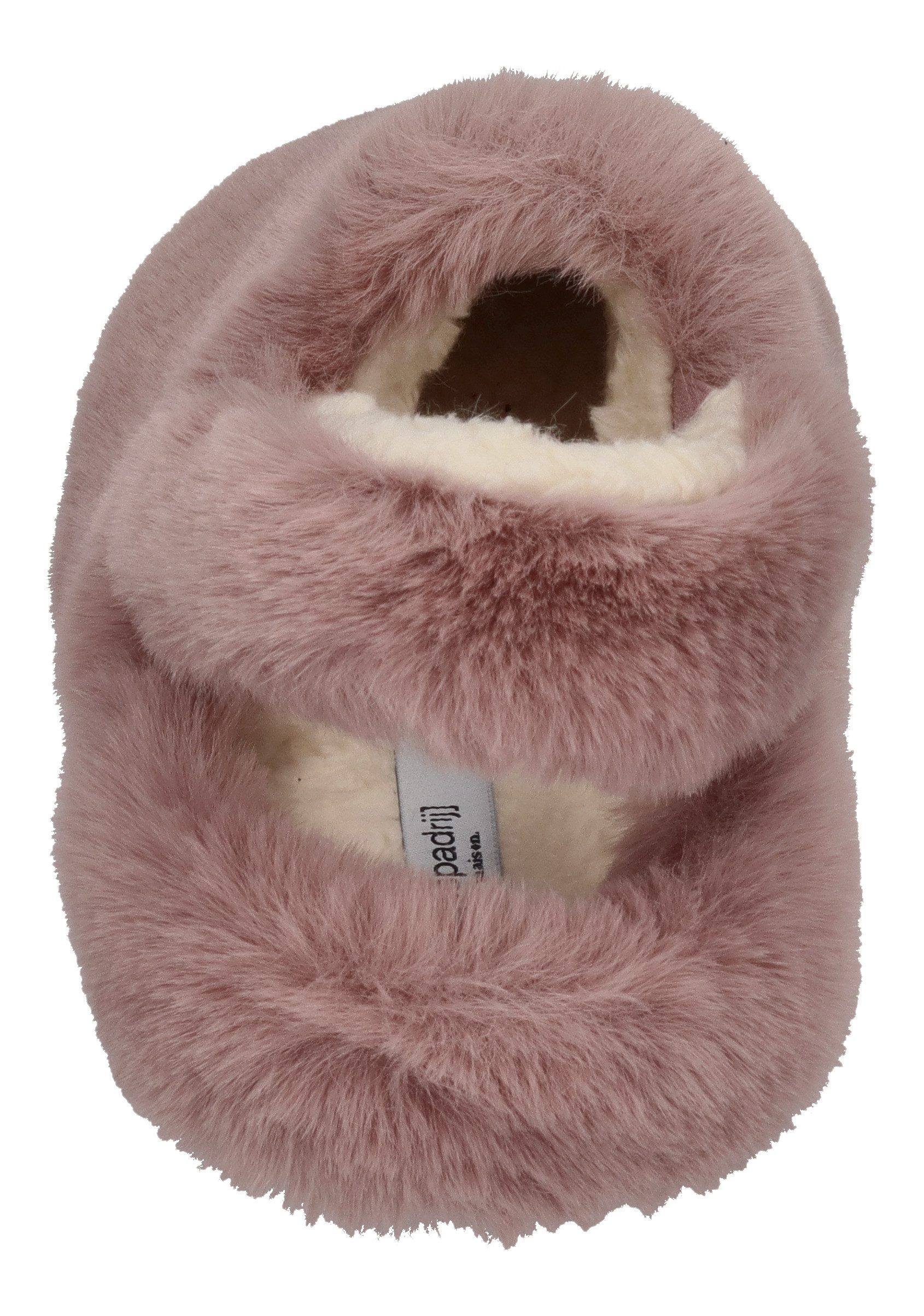 espadrij l´originale ELASTIQUE FURRY Hausschuh Rose