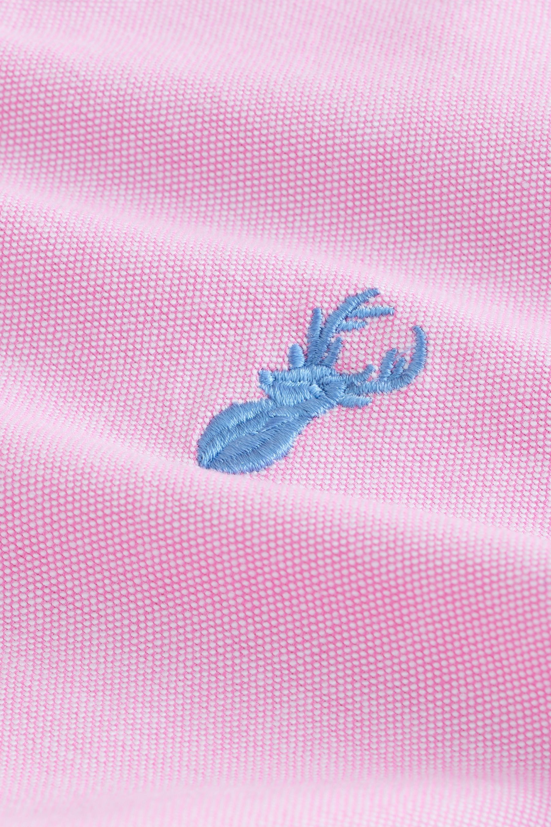 Next Kurzarmhemd Kurzärmeliges Regular Fit Oxford-Hemd (1-tlg)