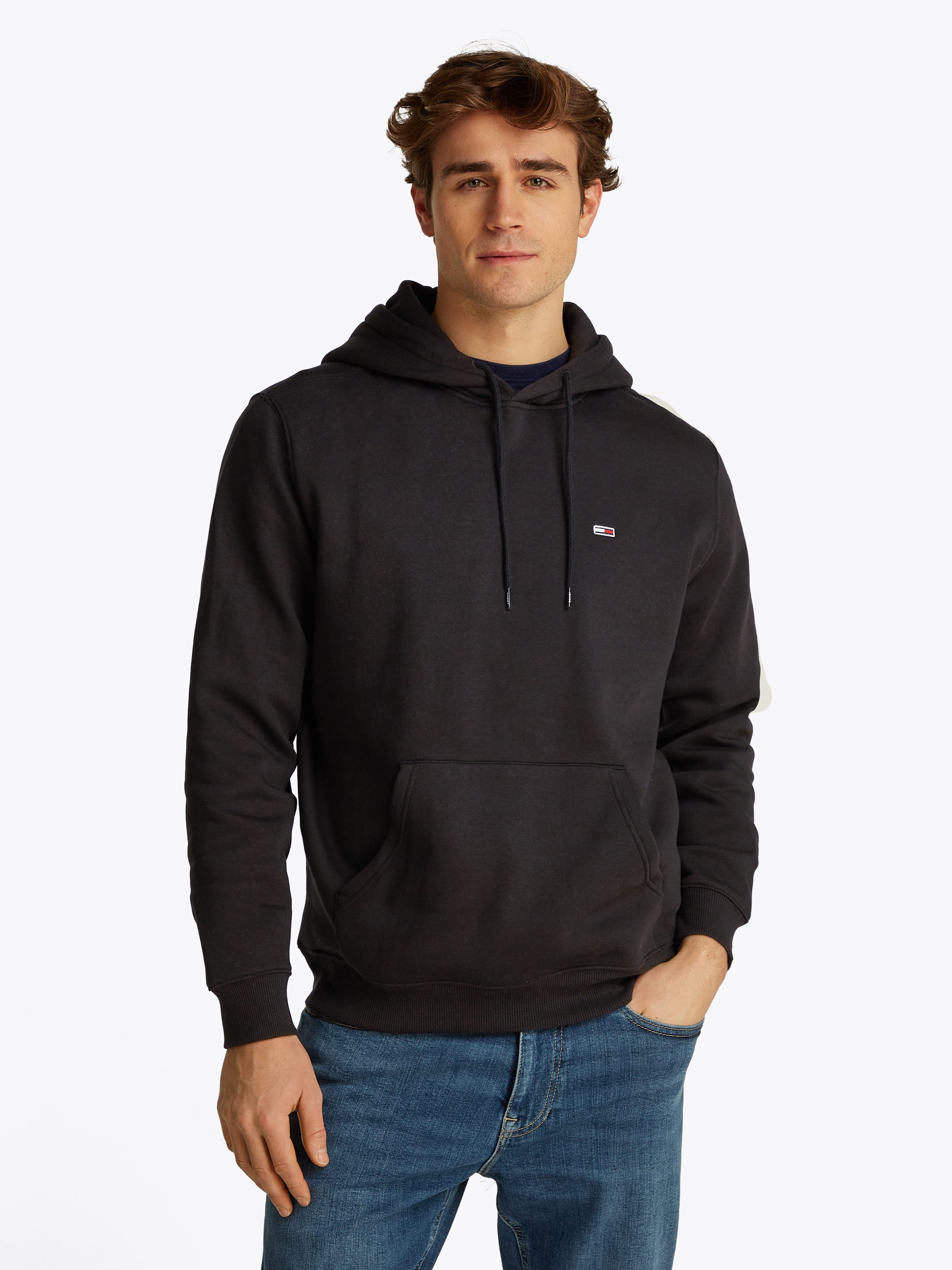 Tommy Jeans Sweatshirt TJM REG S FLAG HOODIE mit bestickten Markenlogo auf günstig online kaufen