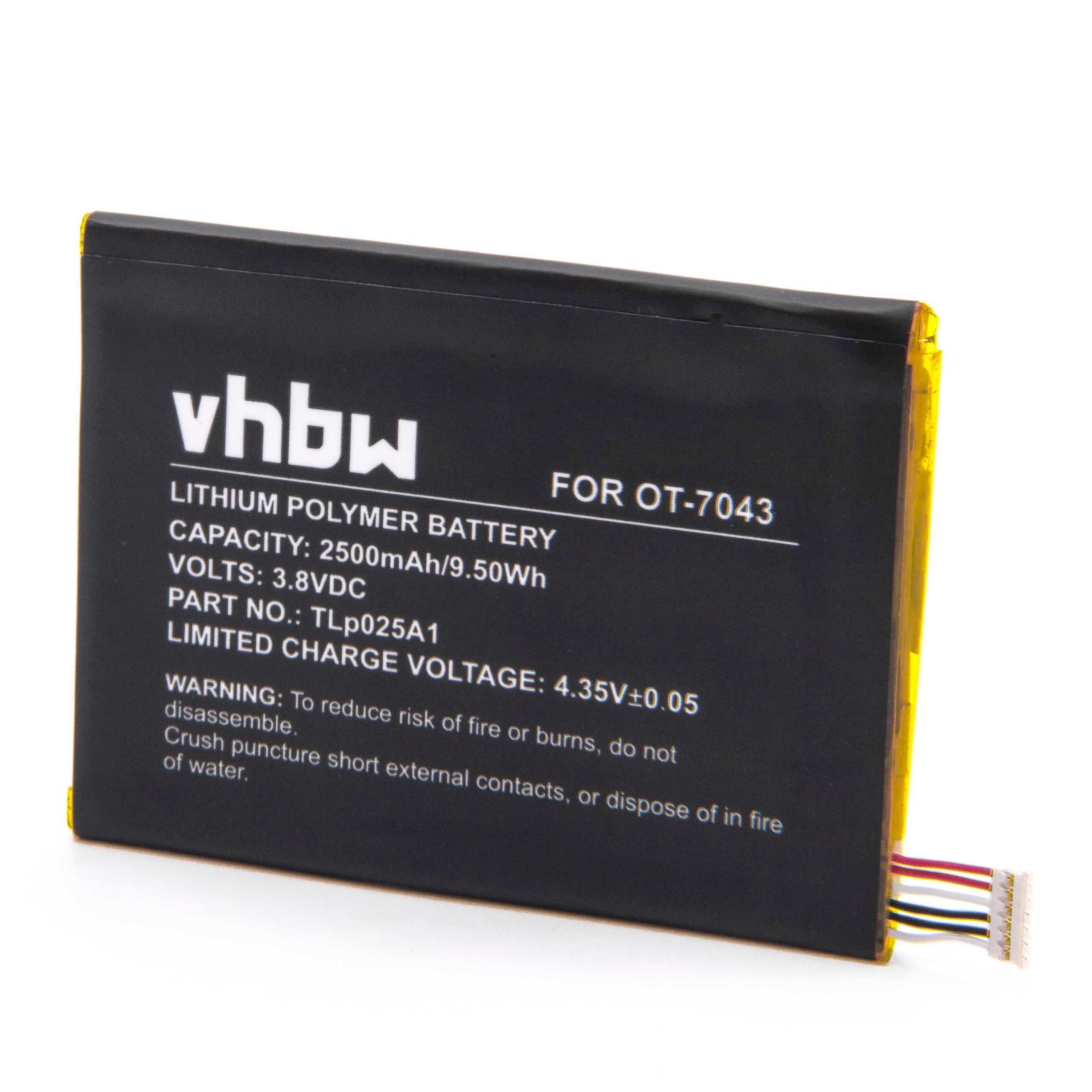 vhbw kompatibel mit Vodafone Smart Prime 6, VF-895N Smartphone-Akku Li-Polymer 2500 mAh (3,8 V)