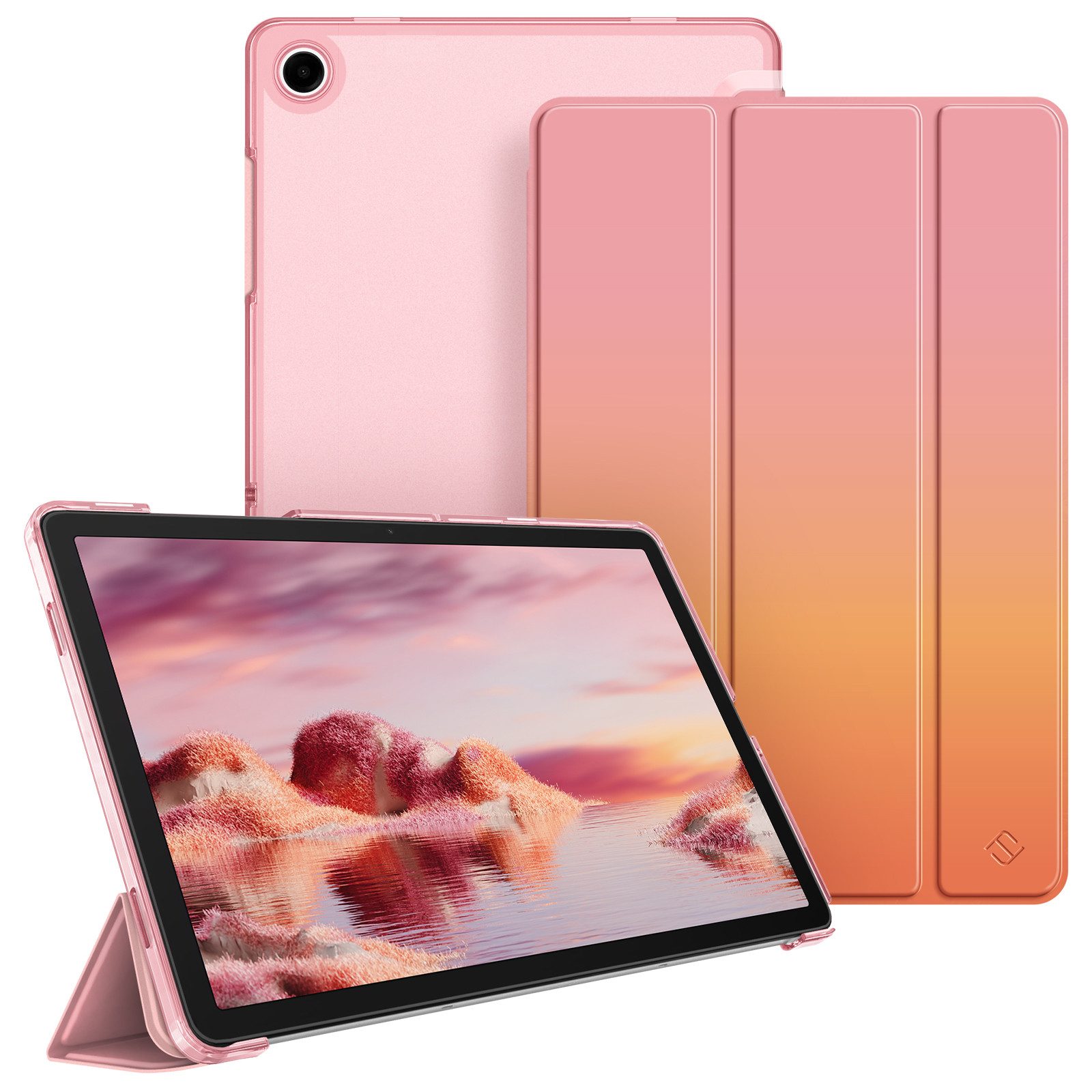 Fintie Tablet-Hülle für Samsung Galaxy Tab A11+ Plus 11" 2025 / Tab A9+ Plus 11 Zoll 2023 11 Zoll, Ultradünn Schutzhülle mit Translucent Rückseite in Matt-Optik Cover