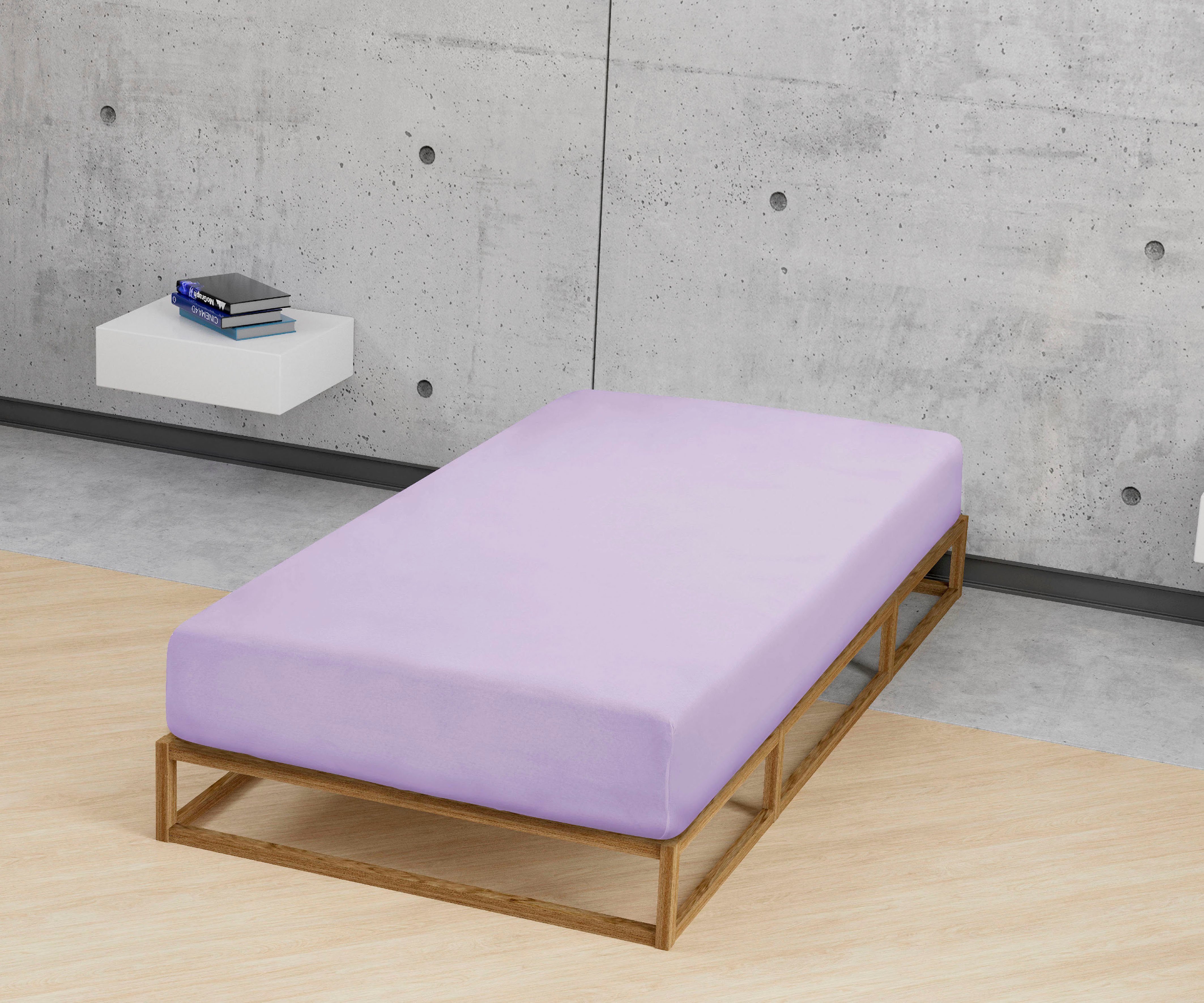 Biberna Spannbettlaken Biber in Gr. 90x200, 140x200 oder 180x200 cm, Biber, Gummizug: rundum, (1 Stück), aus Baumwolle, für Matratzen bis 22 cm Höhe, Winter, Bettlaken